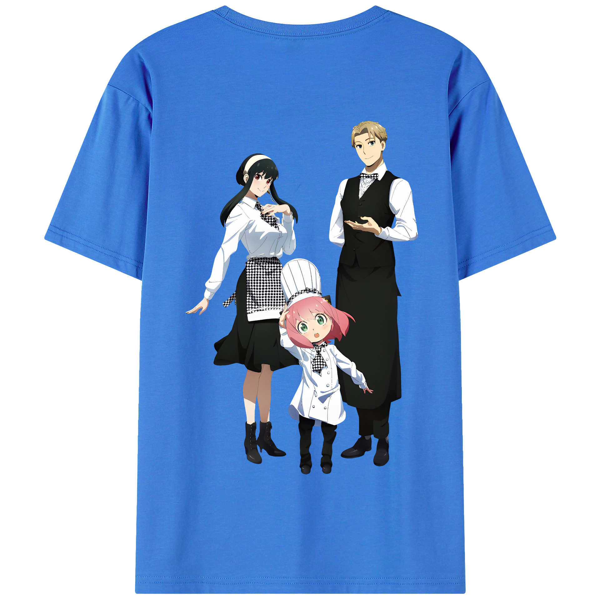 （画像用） SPY×FAMILY间谍家家酒 綿100％半袖Tシャツ（背面プリント）