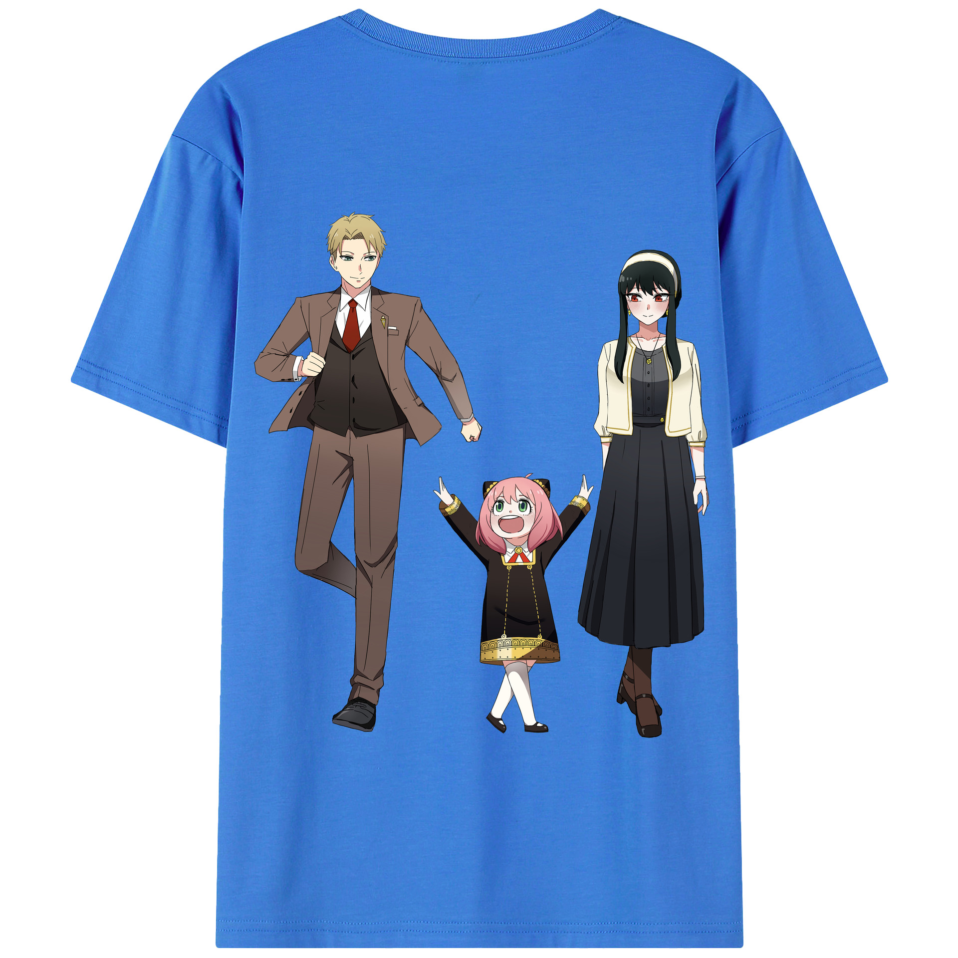 （画像用） SPY×FAMILY间谍家家酒 綿100％半袖Tシャツ（背面プリント）