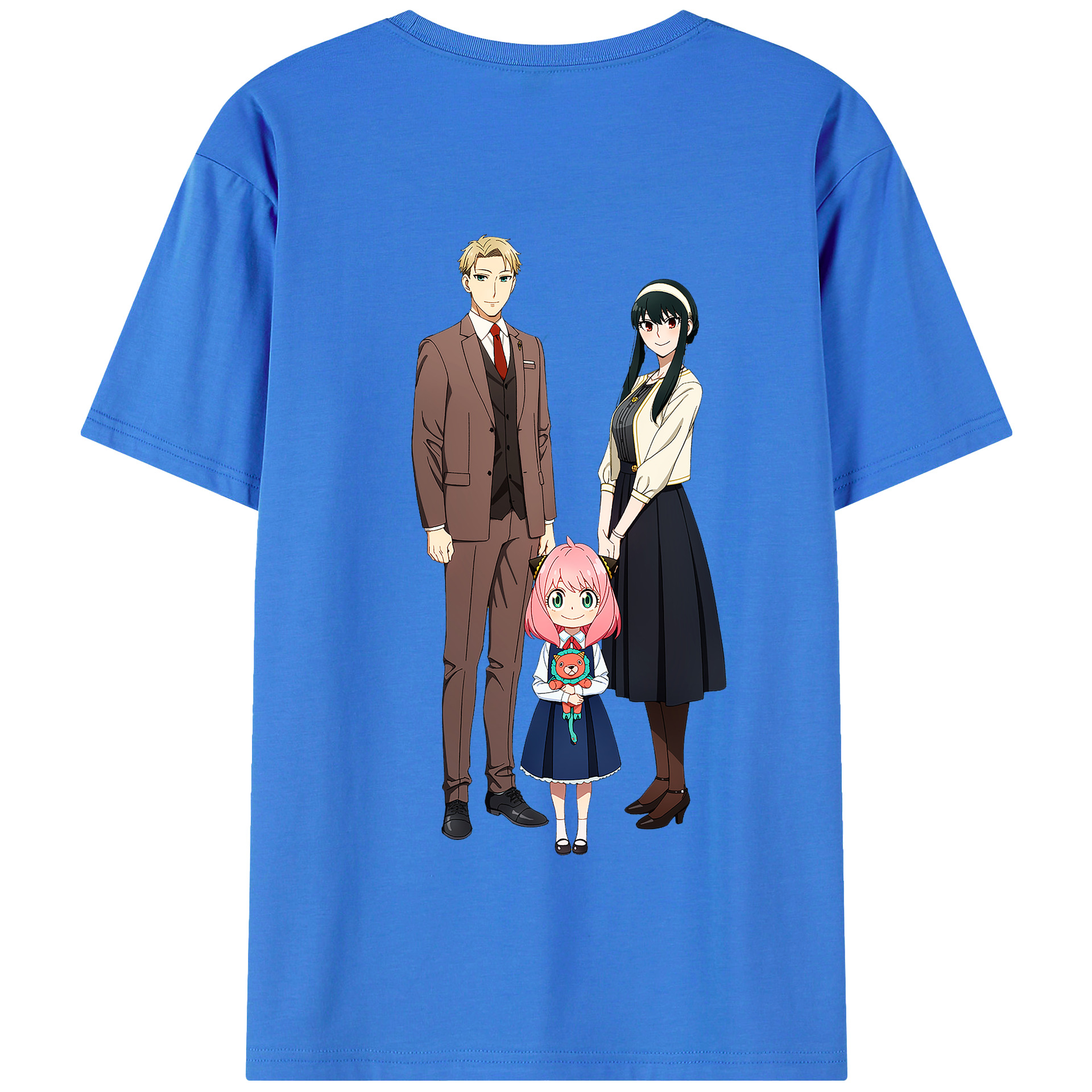 （画像用） SPY×FAMILY间谍家家酒 綿100％半袖Tシャツ（背面プリント）