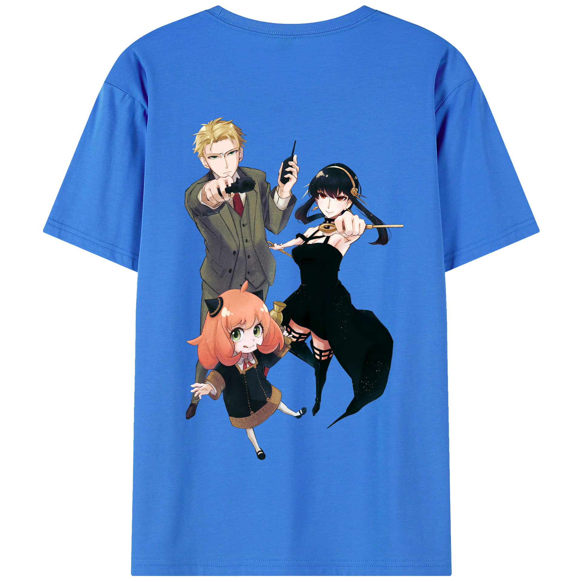 （画像用） SPY×FAMILY间谍家家酒 綿100％半袖Tシャツ（背面プリント）