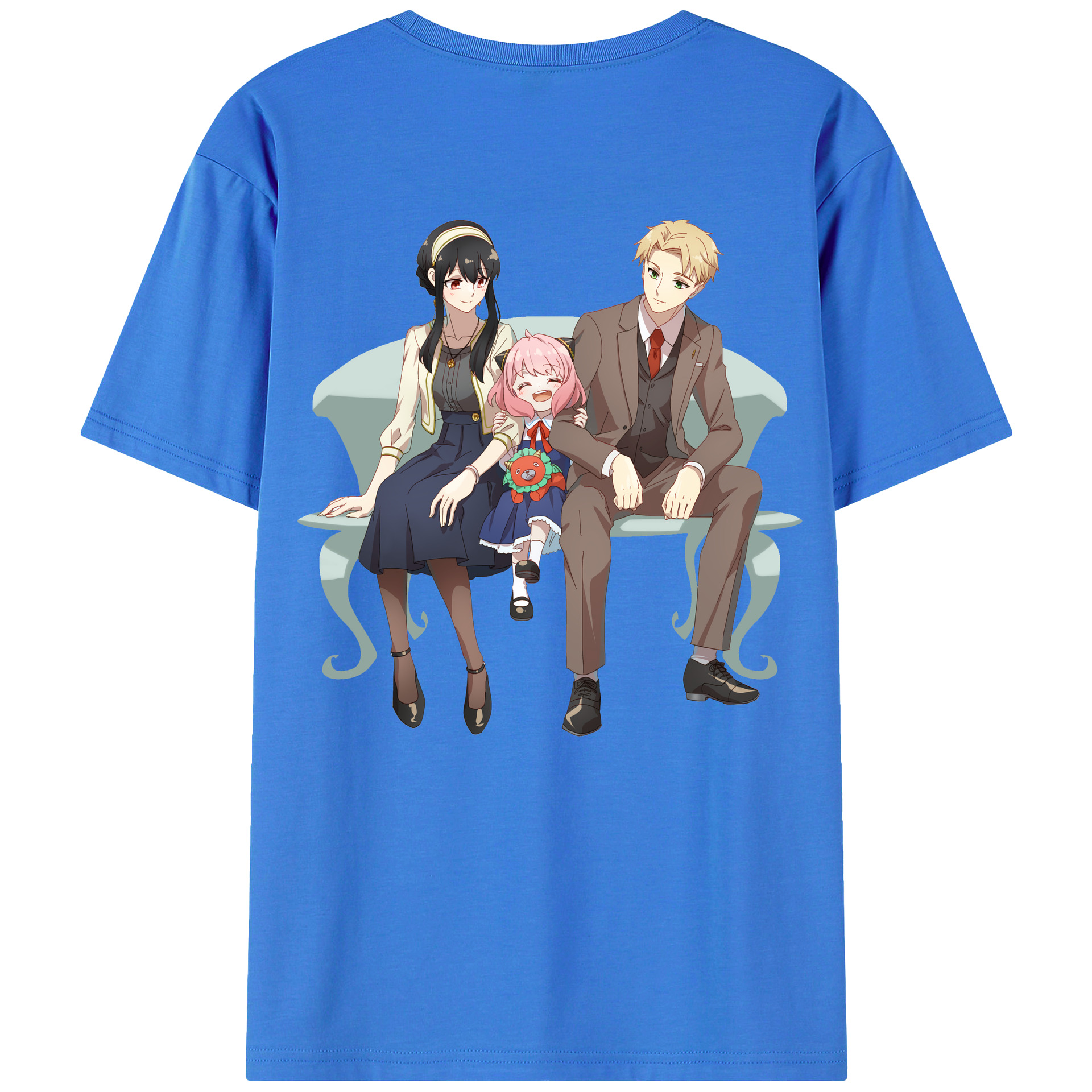 （画像用） SPY×FAMILY间谍家家酒 綿100％半袖Tシャツ（背面プリント）