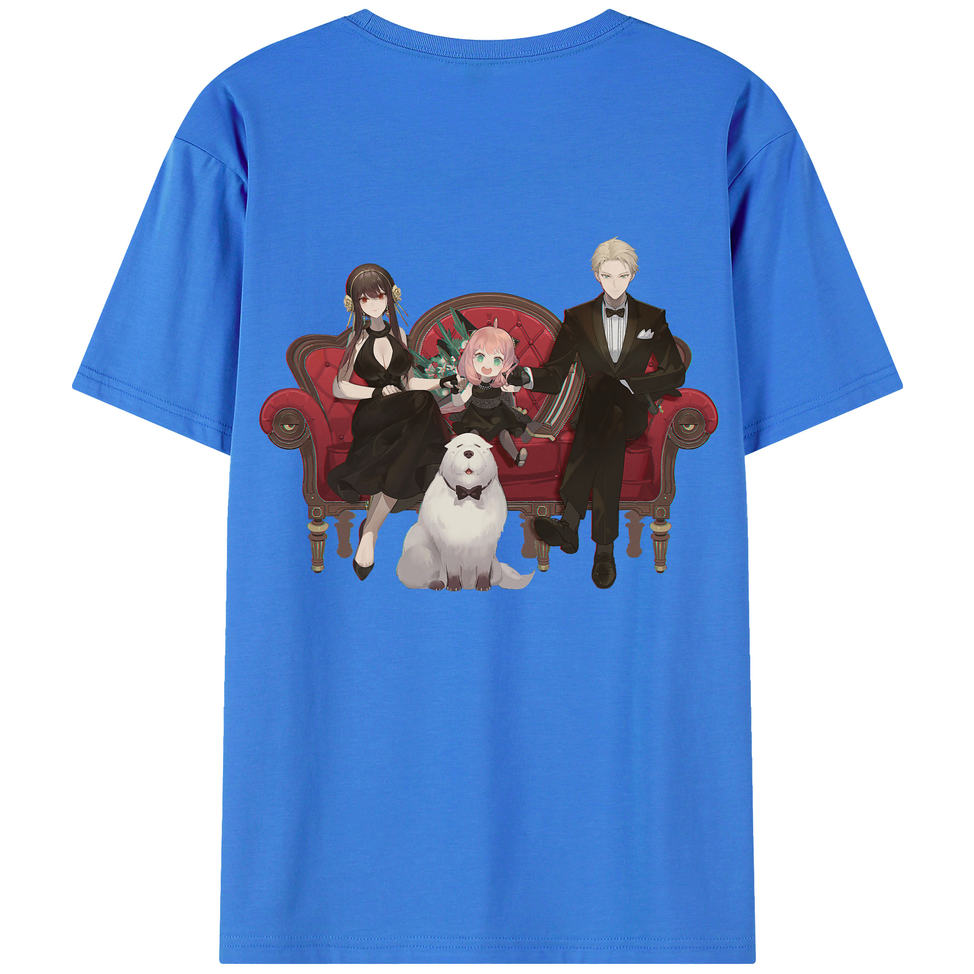 （画像用） SPY×FAMILY间谍家家酒 綿100％半袖Tシャツ（背面プリント）