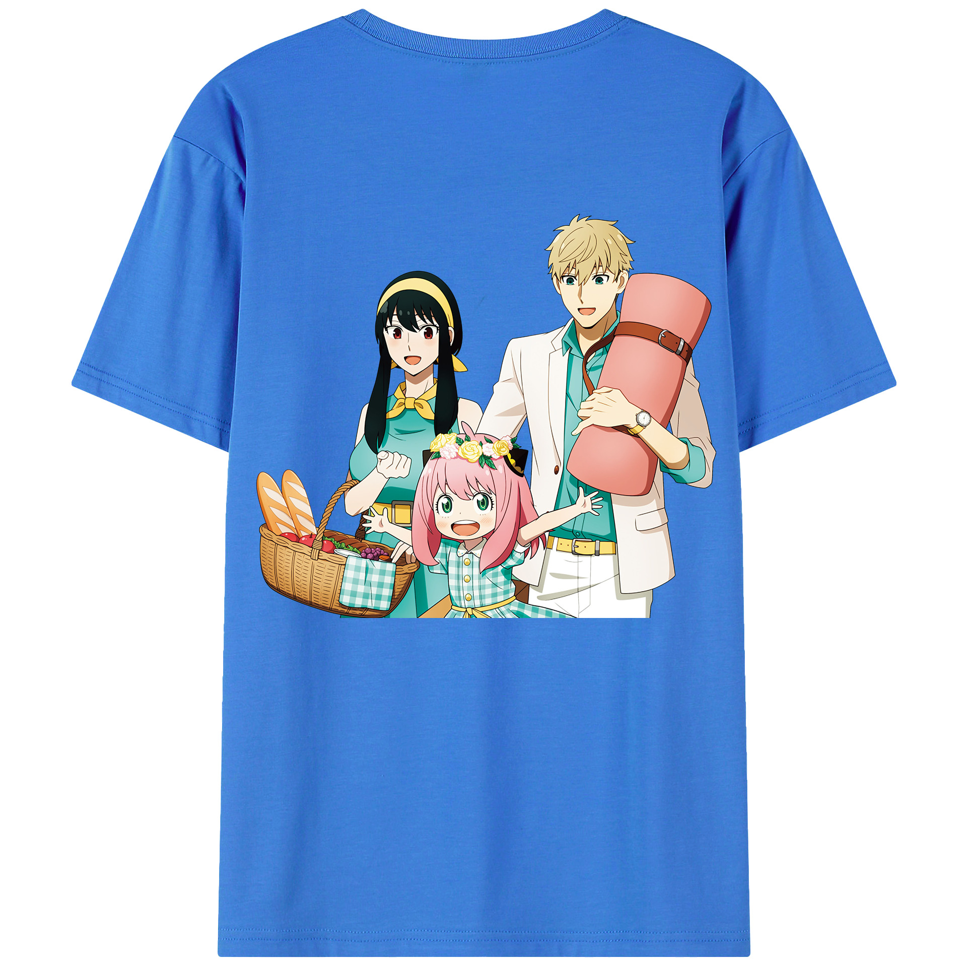 （画像用） SPY×FAMILY间谍家家酒 綿100％半袖Tシャツ（背面プリント）