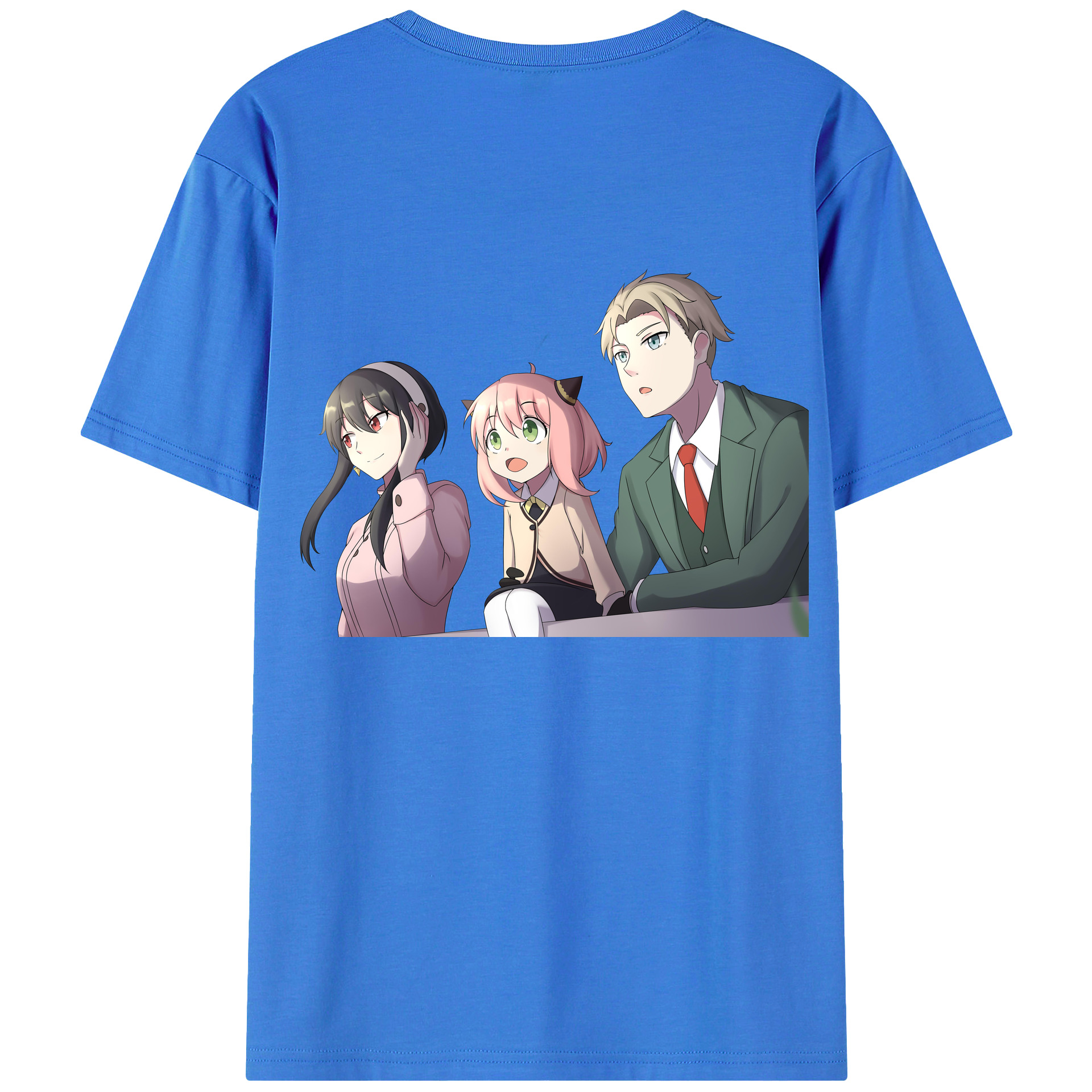 （画像用） SPY×FAMILY间谍家家酒 綿100％半袖Tシャツ（背面プリント）