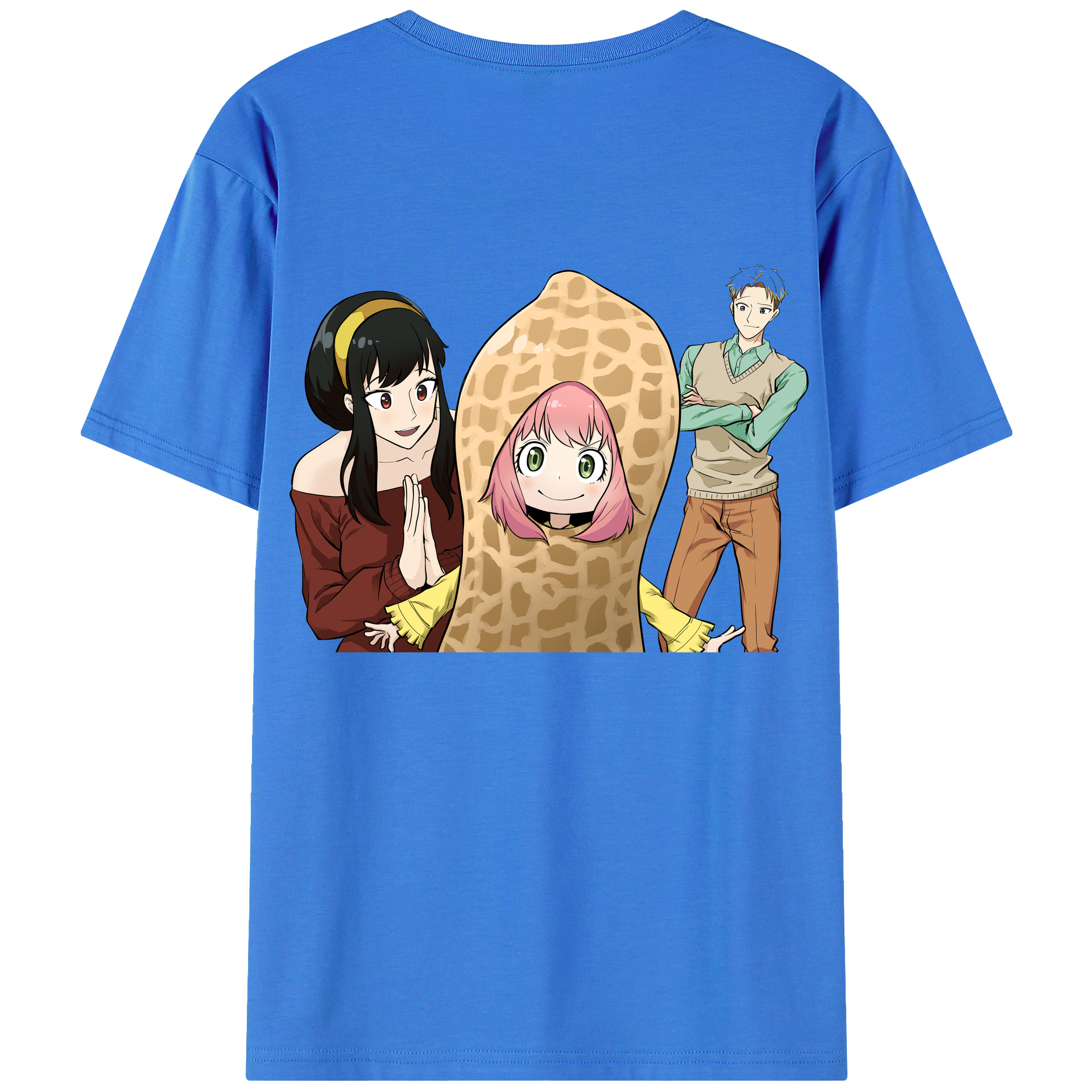 （画像用） SPY×FAMILY间谍家家酒 綿100％半袖Tシャツ（背面プリント）