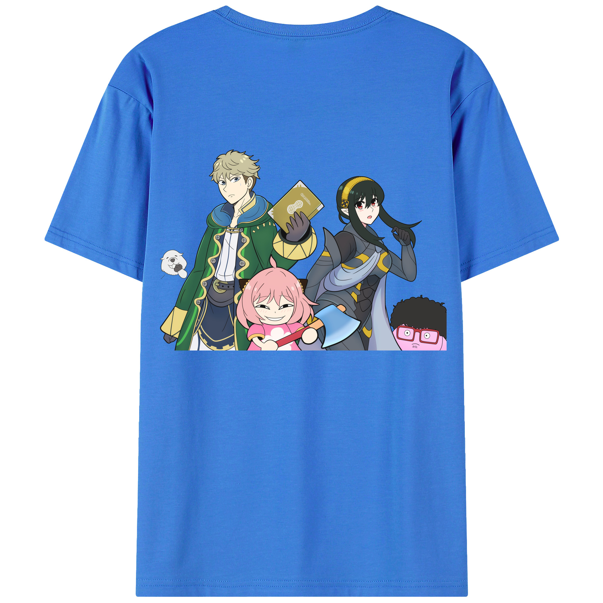 （画像用） SPY×FAMILY间谍家家酒 綿100％半袖Tシャツ（背面プリント）