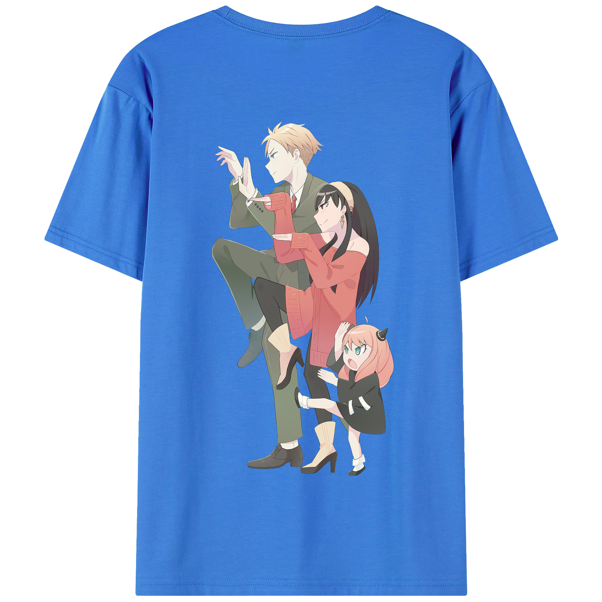 （画像用） SPY×FAMILY间谍家家酒 綿100％半袖Tシャツ（背面プリント）