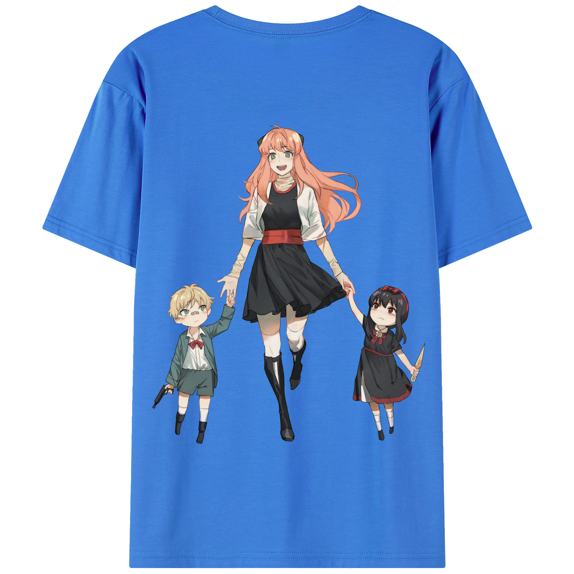 （画像用） SPY×FAMILY间谍家家酒 綿100％半袖Tシャツ（背面プリント）