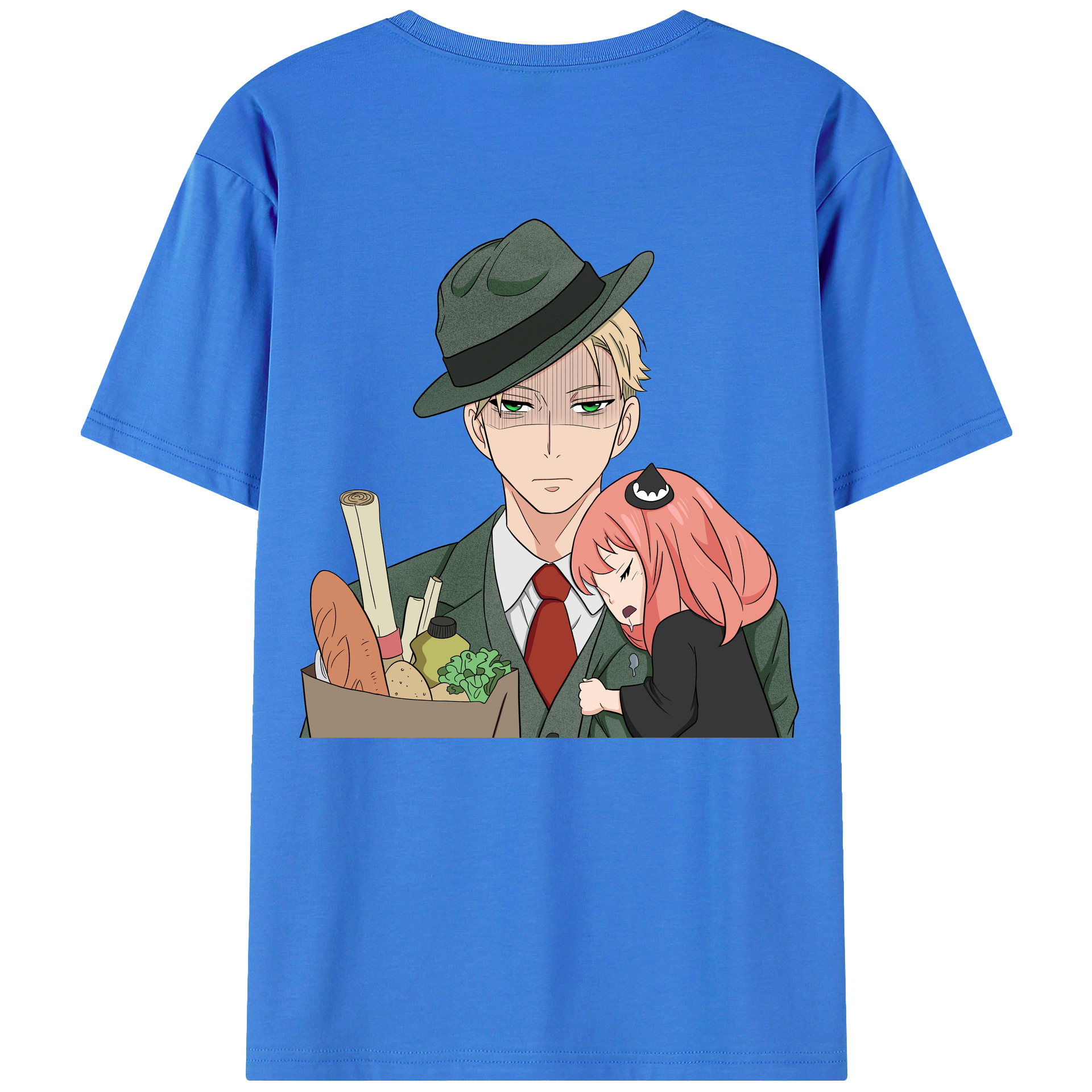 （画像用） SPY×FAMILY间谍家家酒 綿100％半袖Tシャツ（背面プリント）