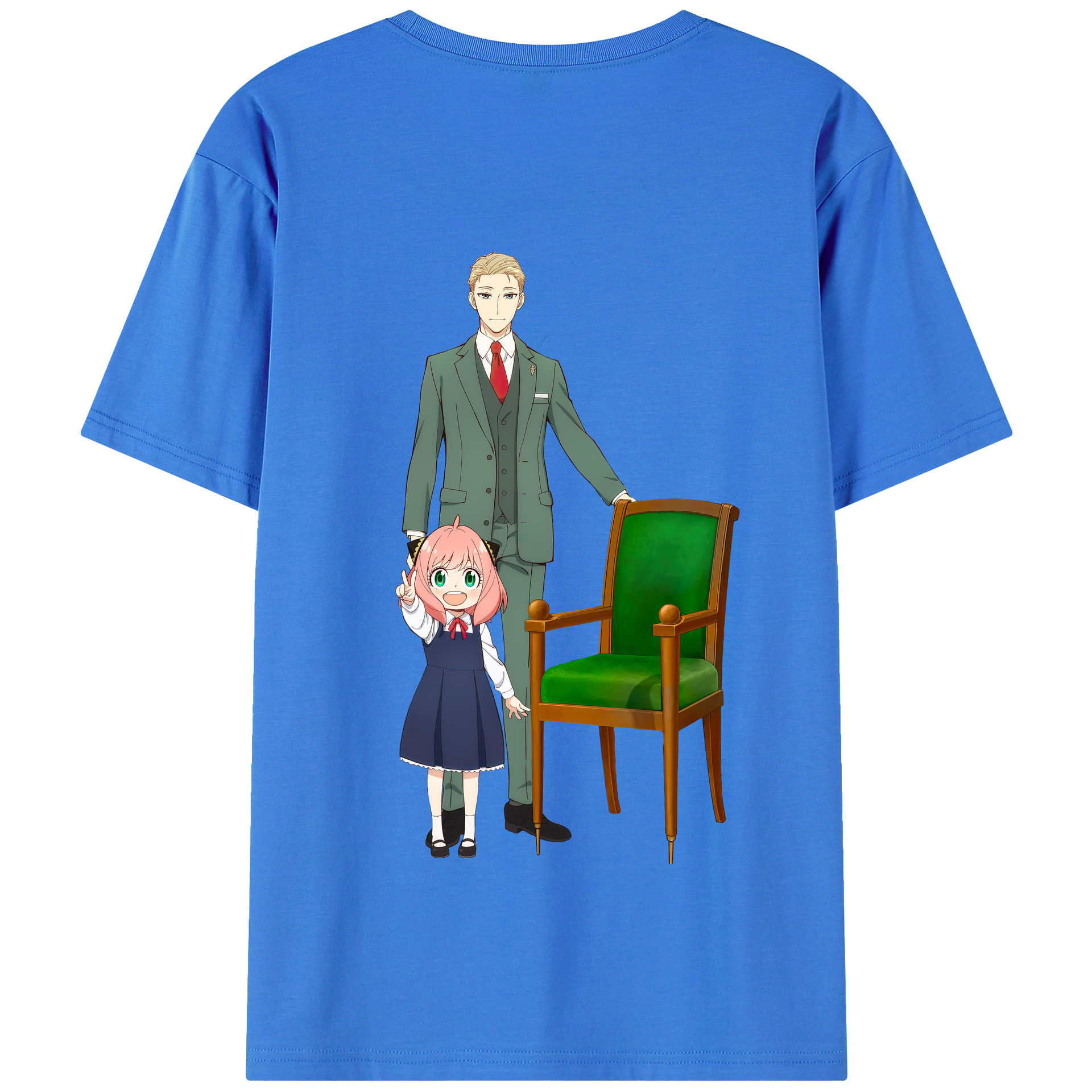 （画像用） SPY×FAMILY间谍家家酒 綿100％半袖Tシャツ（背面プリント）