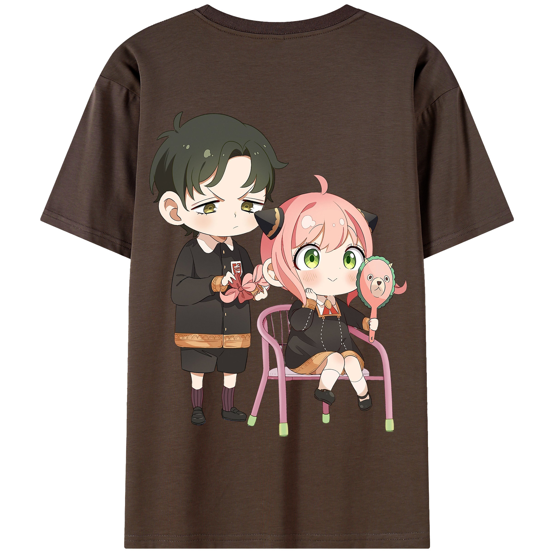 （画像用） SPY×FAMILY间谍家家酒 綿100％半袖Tシャツ（背面プリント）