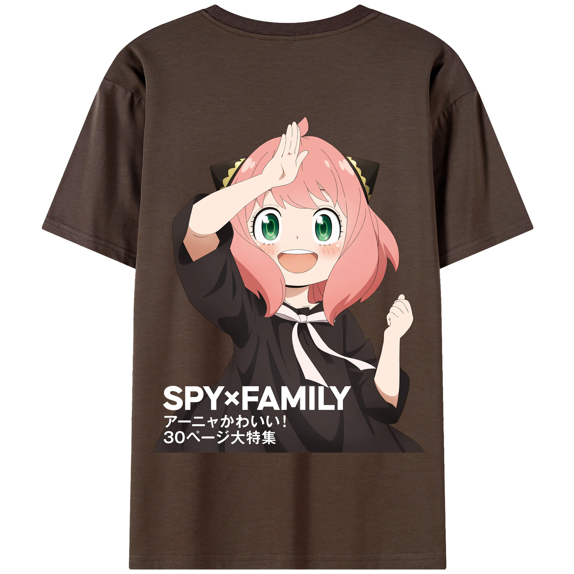 （画像用） SPY×FAMILY间谍家家酒 綿100％半袖Tシャツ（背面プリント）