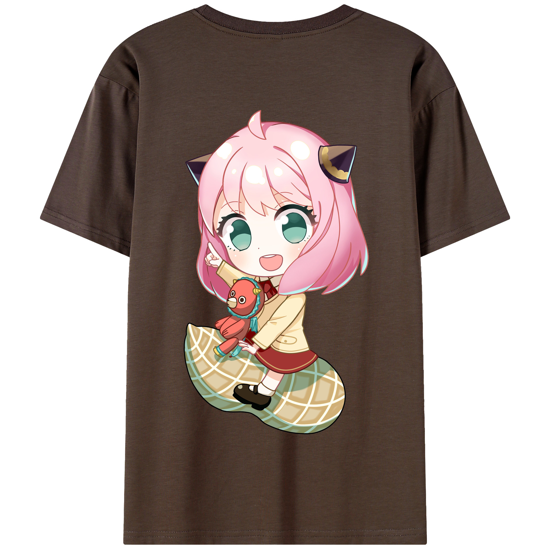 （画像用） SPY×FAMILY间谍家家酒 綿100％半袖Tシャツ（背面プリント）