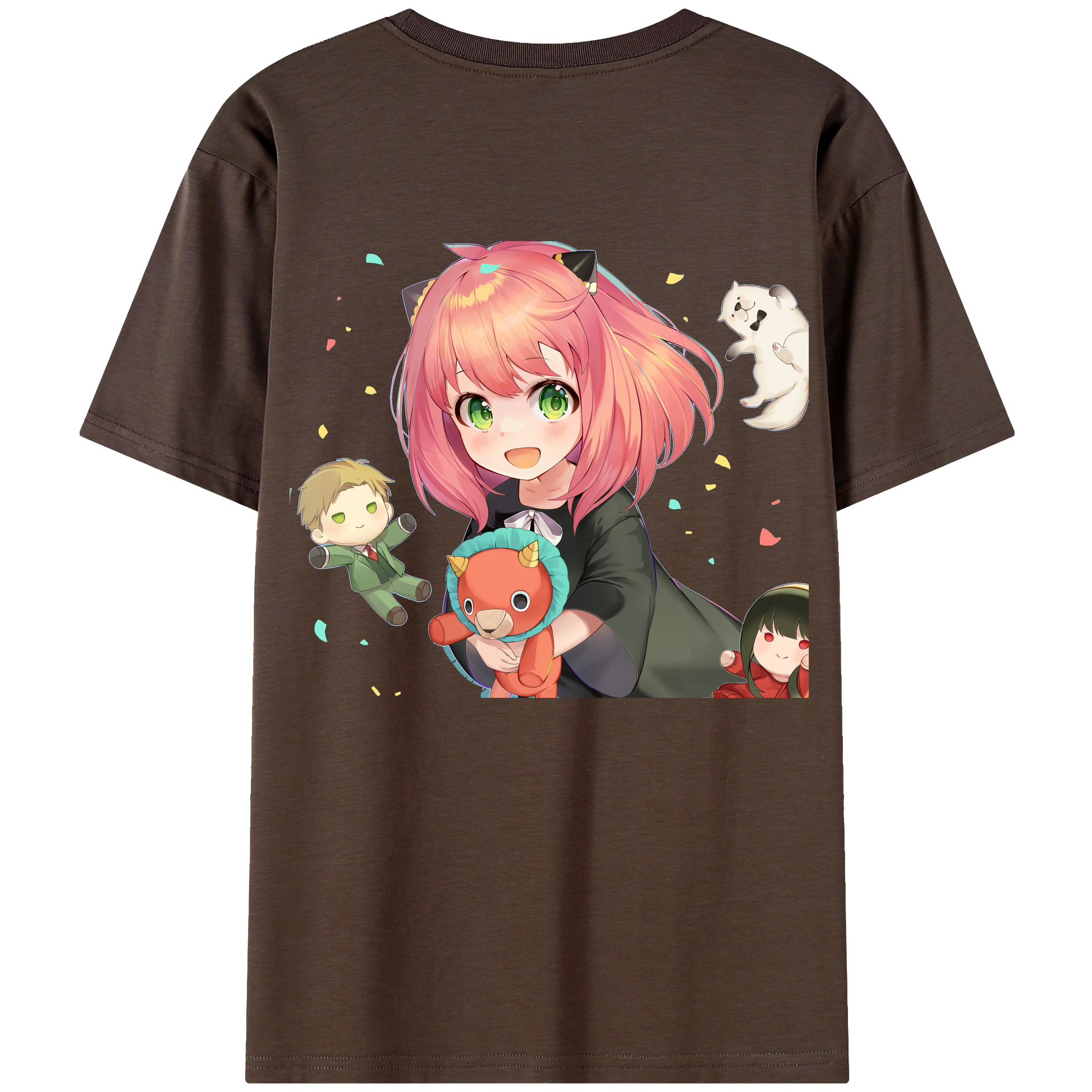 （画像用） SPY×FAMILY间谍家家酒 綿100％半袖Tシャツ（背面プリント）