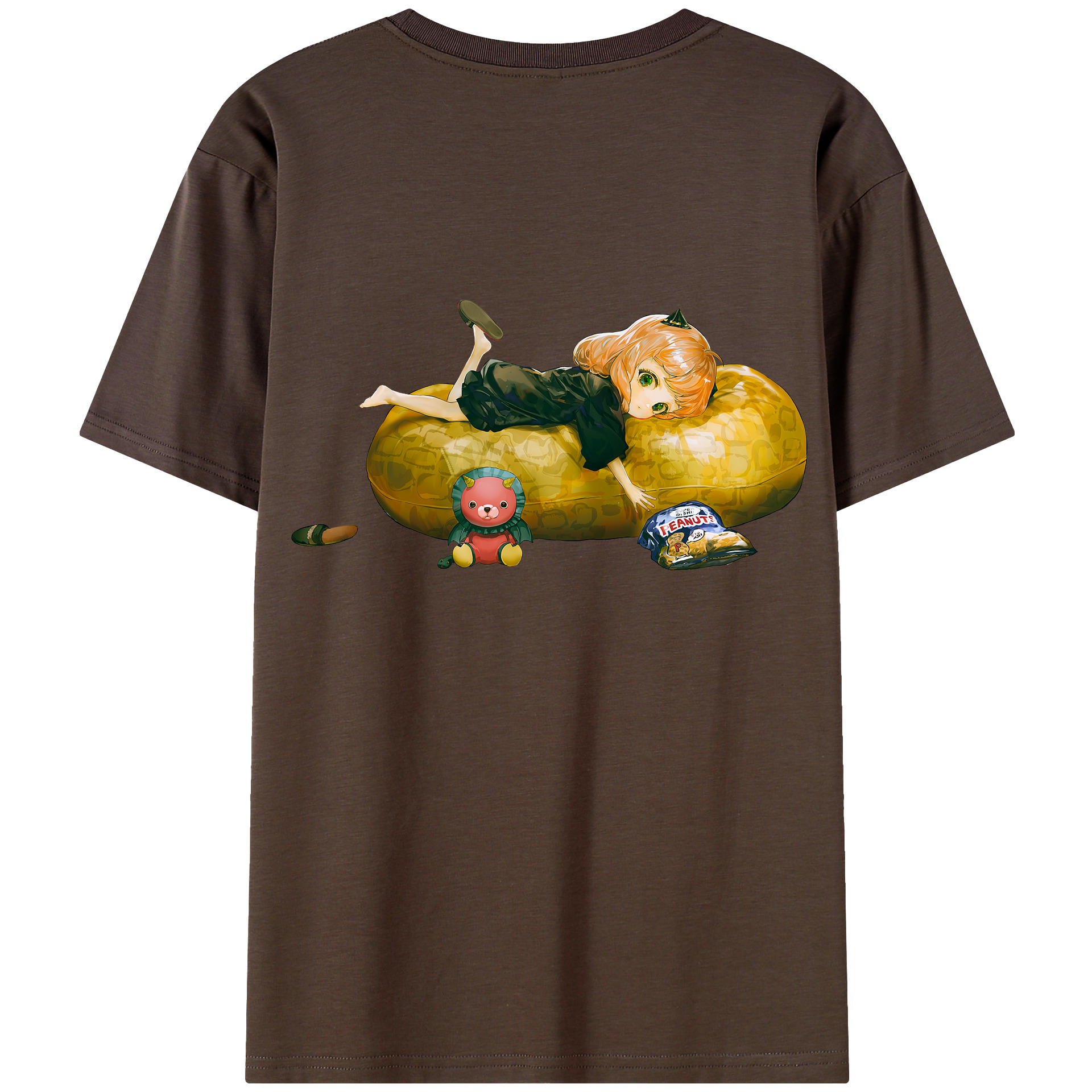（画像用） SPY×FAMILY间谍家家酒 綿100％半袖Tシャツ（背面プリント）