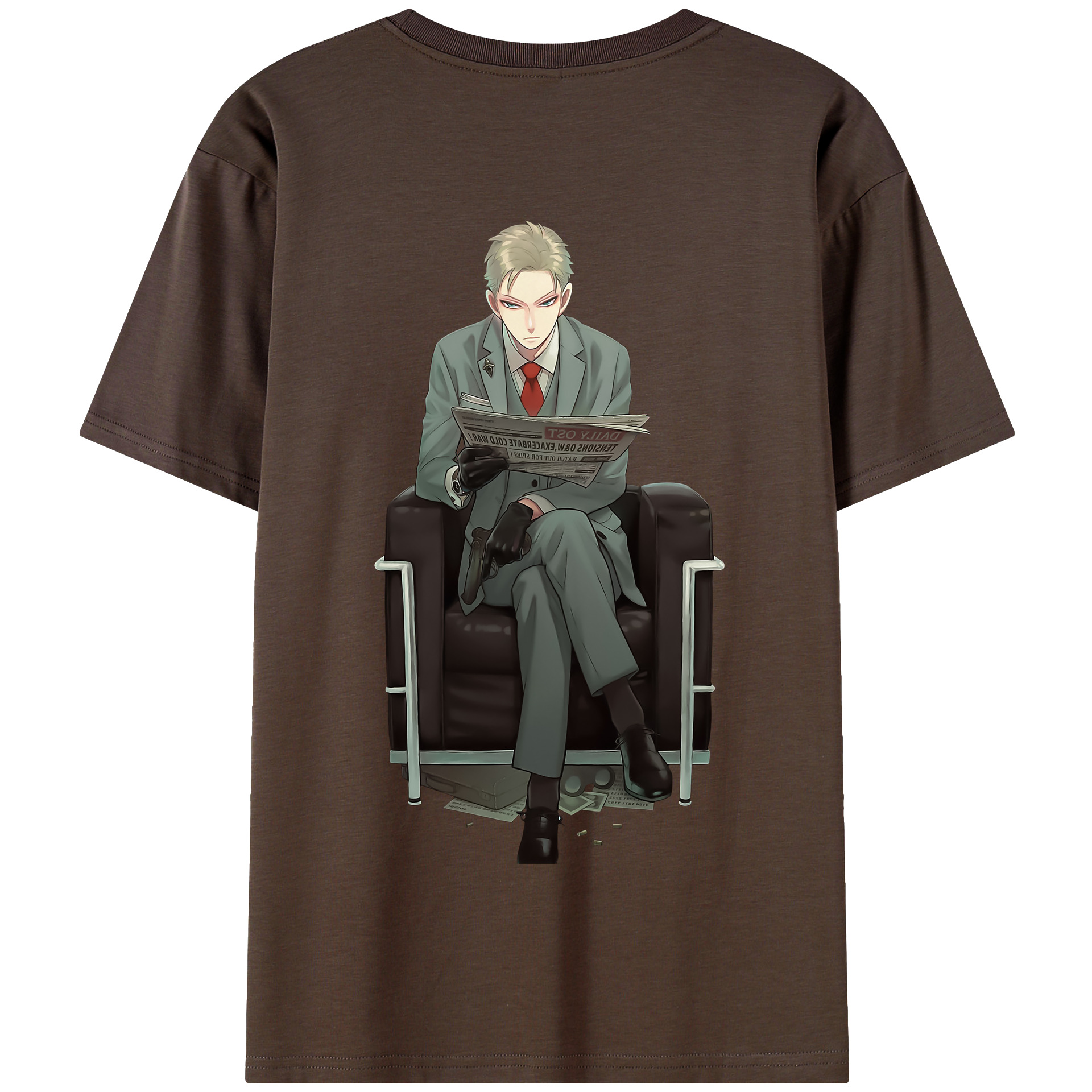 （画像用） SPY×FAMILY间谍家家酒 綿100％半袖Tシャツ（背面プリント）