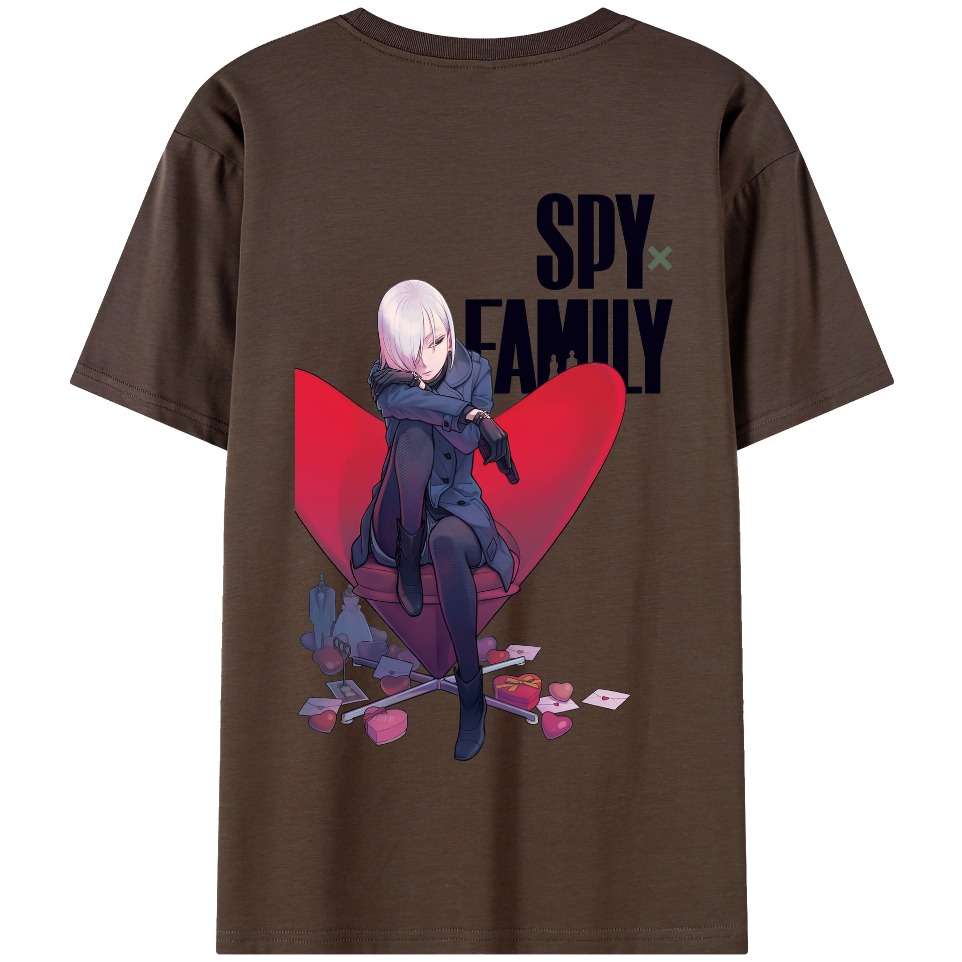 （画像用） SPY×FAMILY间谍家家酒 綿100％半袖Tシャツ（背面プリント）