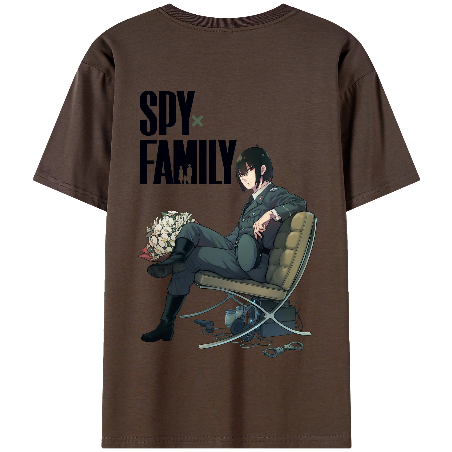 （画像用） SPY×FAMILY间谍家家酒 綿100％半袖Tシャツ（背面プリント）
