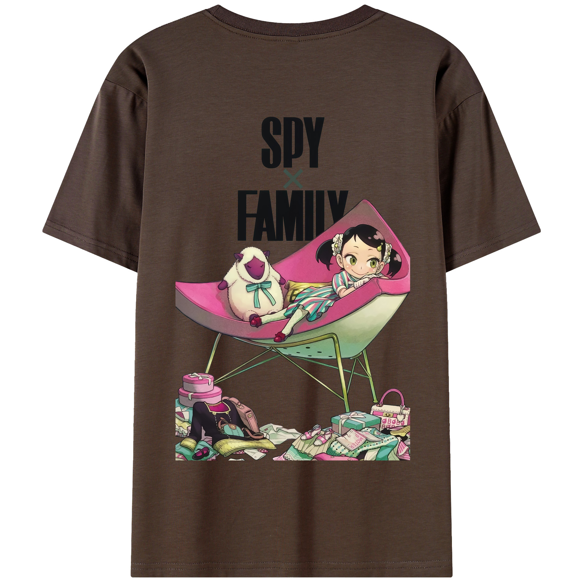（画像用） SPY×FAMILY间谍家家酒 綿100％半袖Tシャツ（背面プリント）