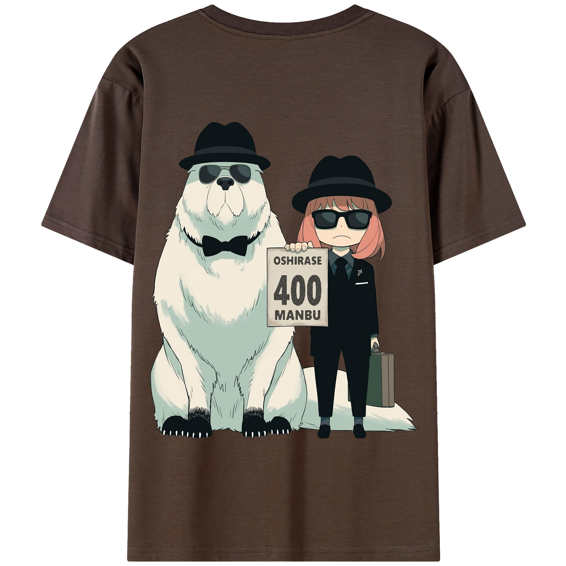 （画像用） SPY×FAMILY间谍家家酒 綿100％半袖Tシャツ（背面プリント）