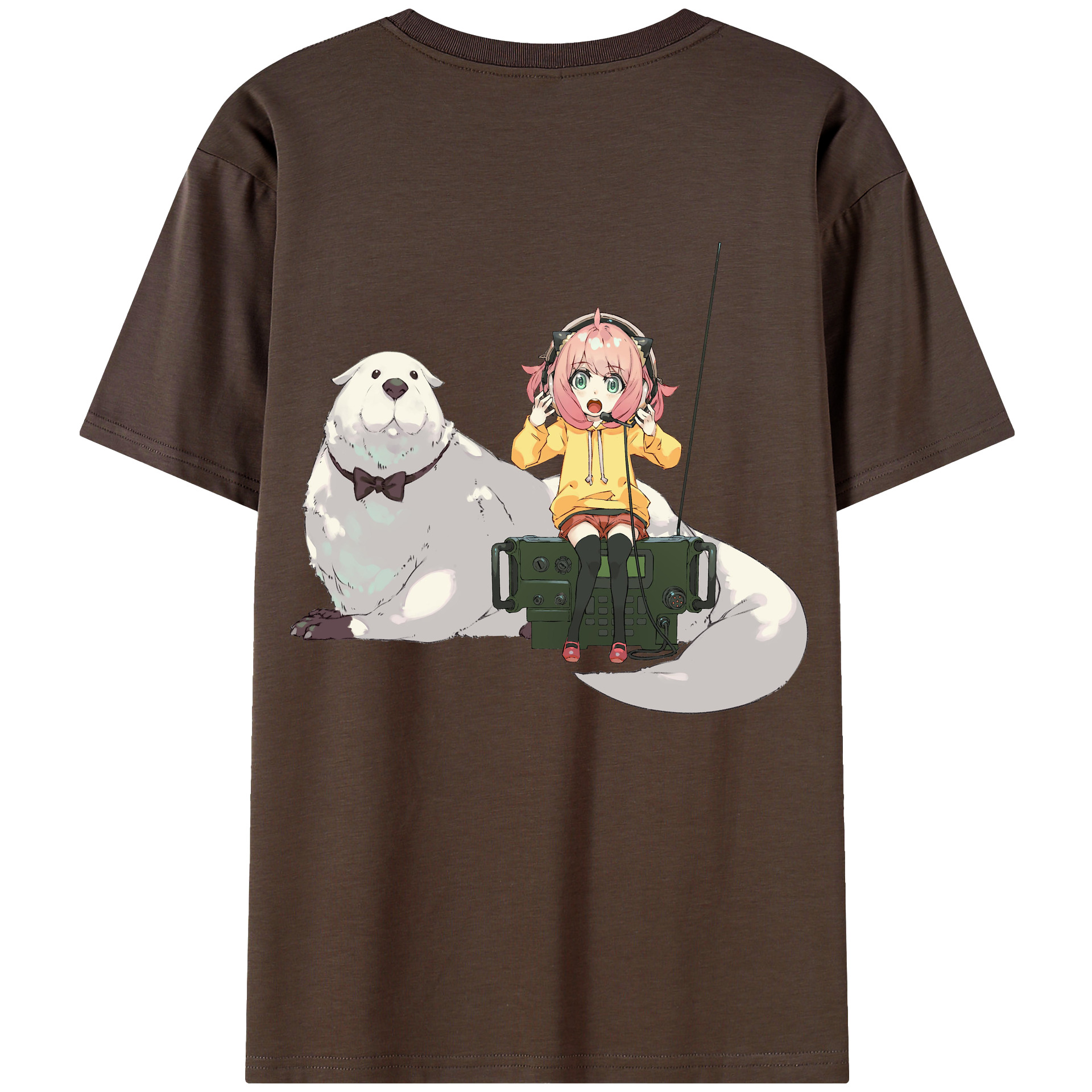 （画像用） SPY×FAMILY间谍家家酒 綿100％半袖Tシャツ（背面プリント）