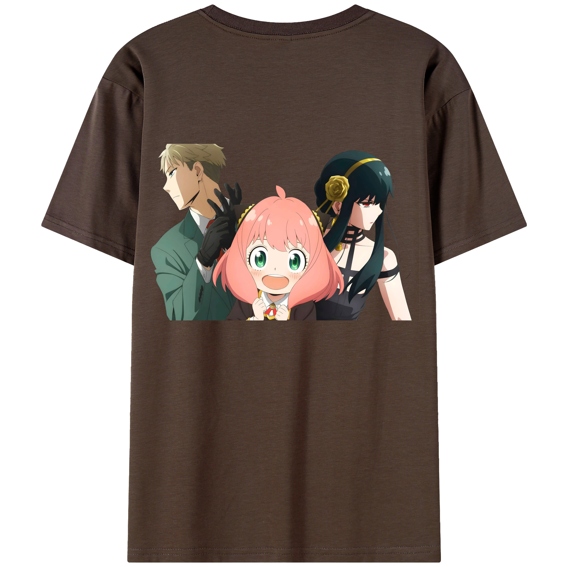 （画像用） SPY×FAMILY间谍家家酒 綿100％半袖Tシャツ（背面プリント）