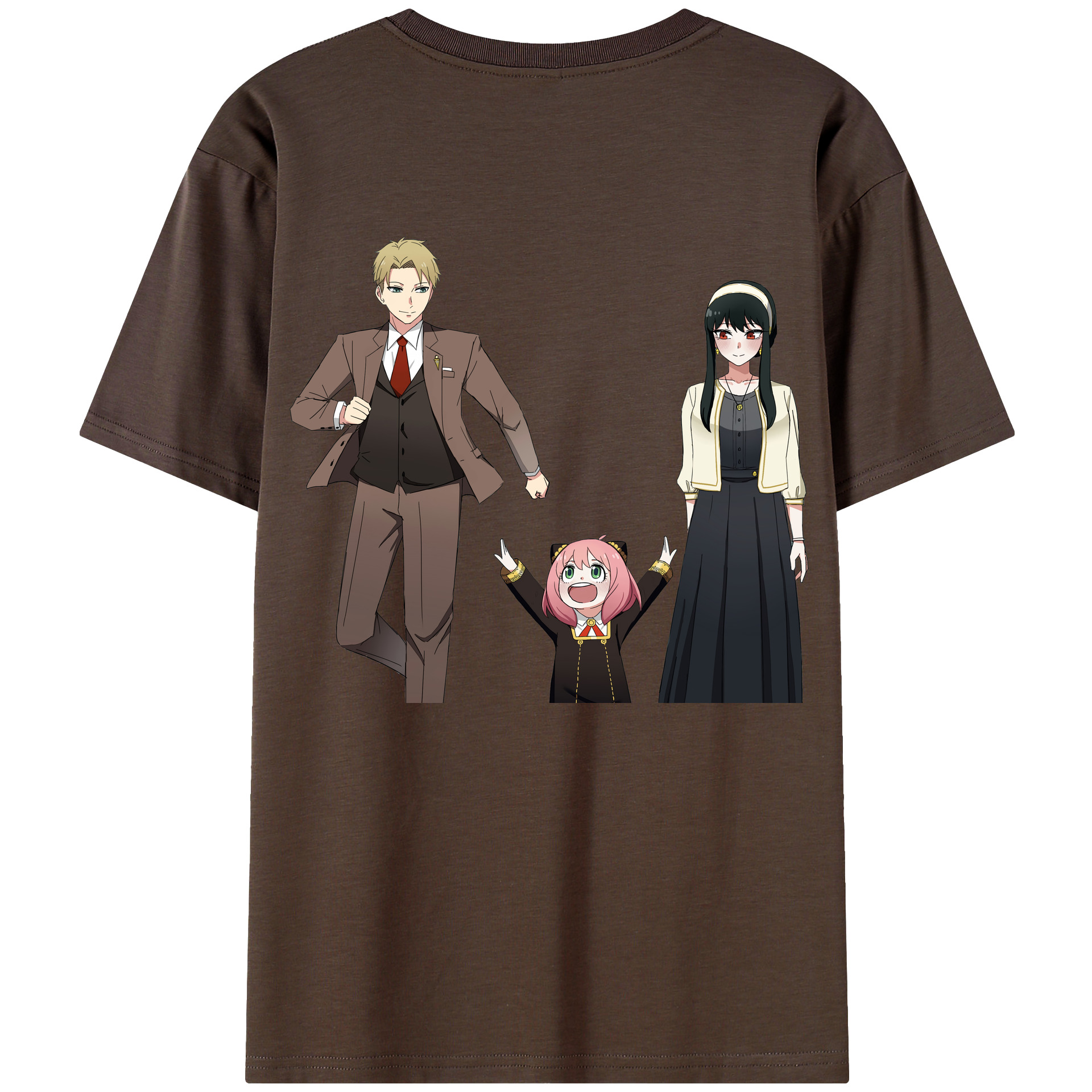 （画像用） SPY×FAMILY间谍家家酒 綿100％半袖Tシャツ（背面プリント）