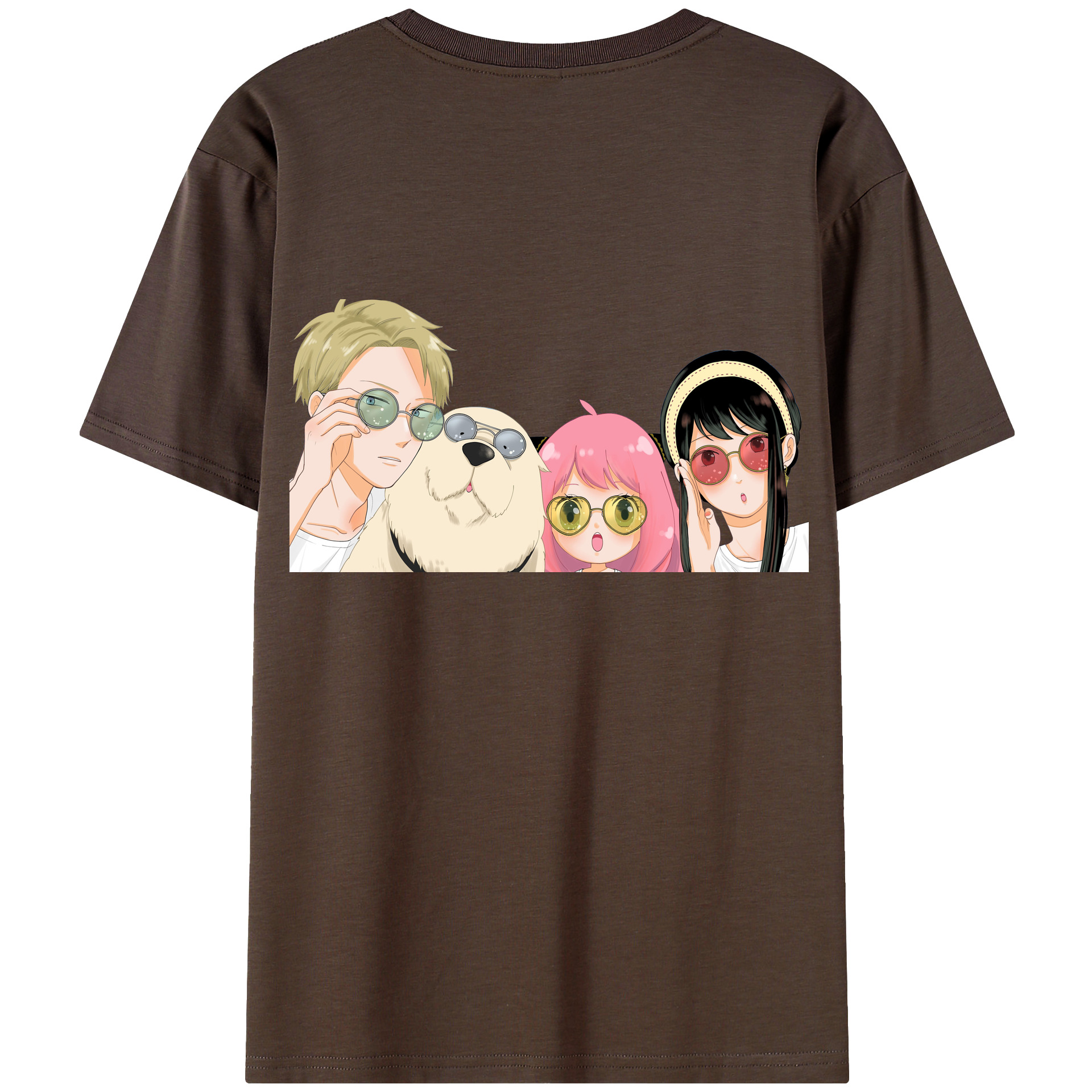（画像用） SPY×FAMILY间谍家家酒 綿100％半袖Tシャツ（背面プリント）