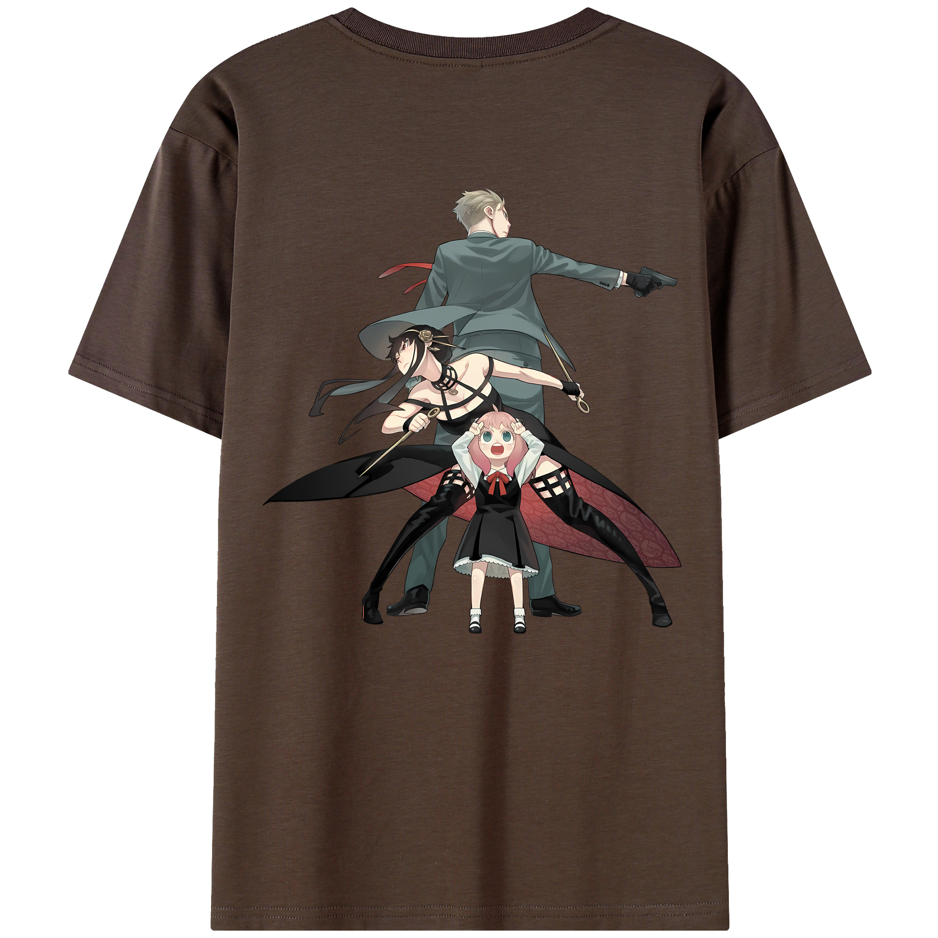 （画像用） SPY×FAMILY间谍家家酒 綿100％半袖Tシャツ（背面プリント）