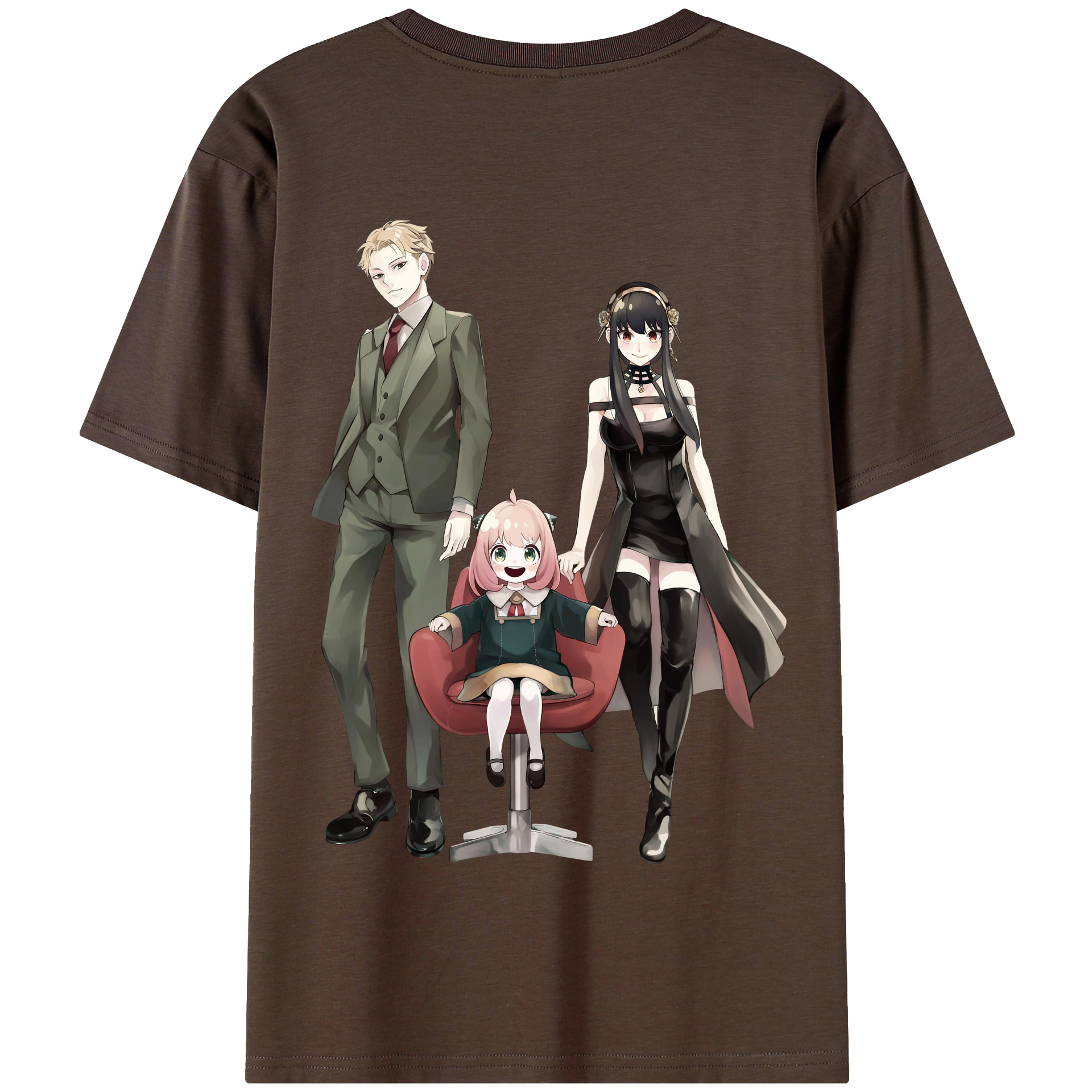 （画像用） SPY×FAMILY间谍家家酒 綿100％半袖Tシャツ（背面プリント）