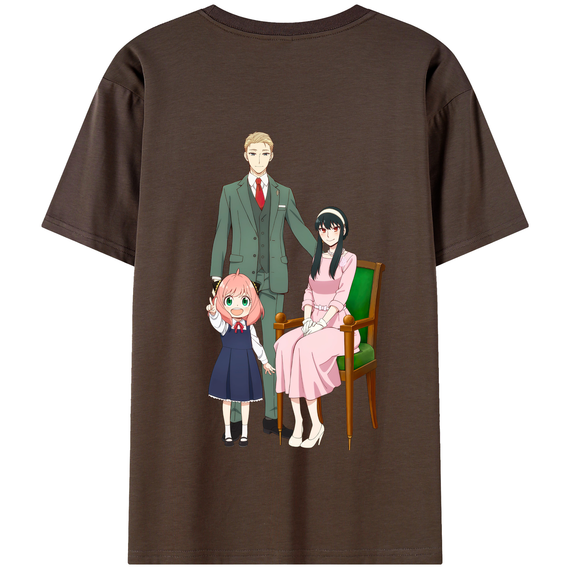 （画像用） SPY×FAMILY间谍家家酒 綿100％半袖Tシャツ（背面プリント）