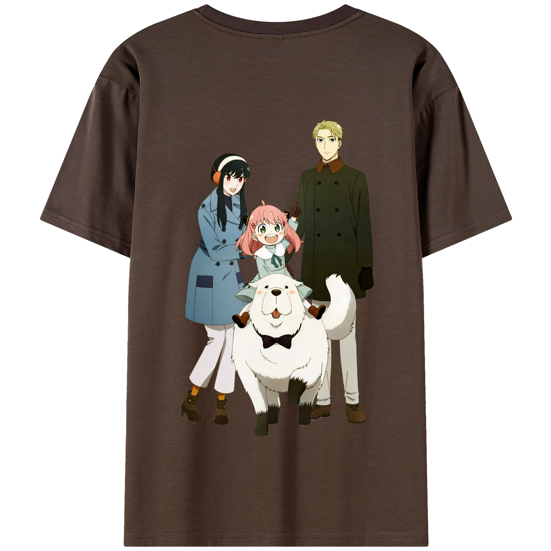 （画像用） SPY×FAMILY间谍家家酒 綿100％半袖Tシャツ（背面プリント）