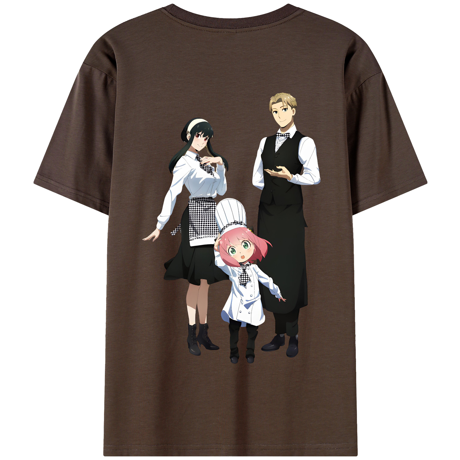 （画像用） SPY×FAMILY间谍家家酒 綿100％半袖Tシャツ（背面プリント）