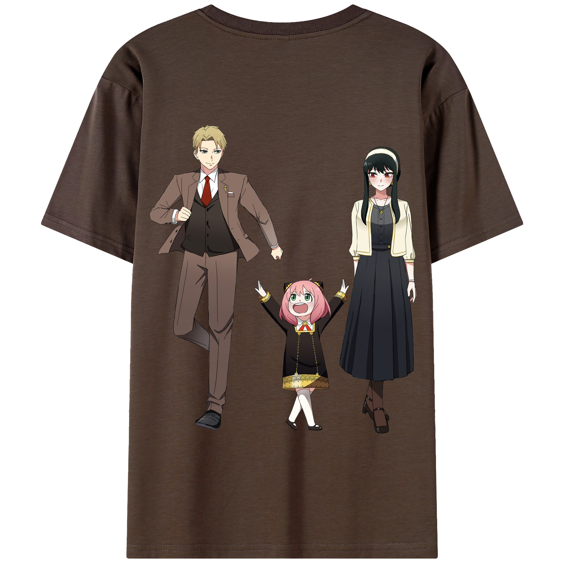 （画像用） SPY×FAMILY间谍家家酒 綿100％半袖Tシャツ（背面プリント）