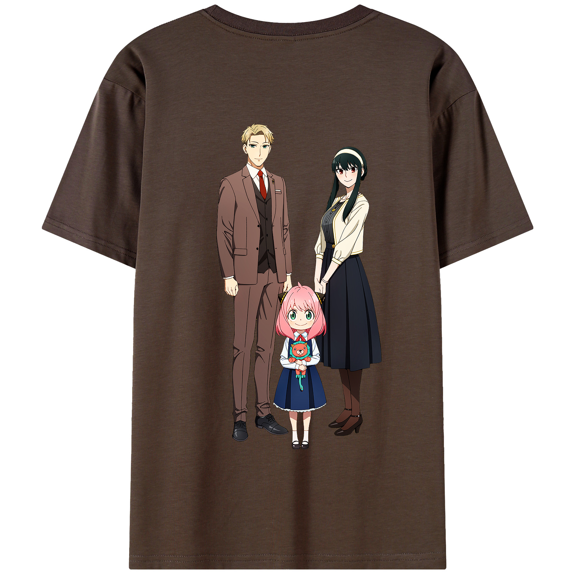 （画像用） SPY×FAMILY间谍家家酒 綿100％半袖Tシャツ（背面プリント）