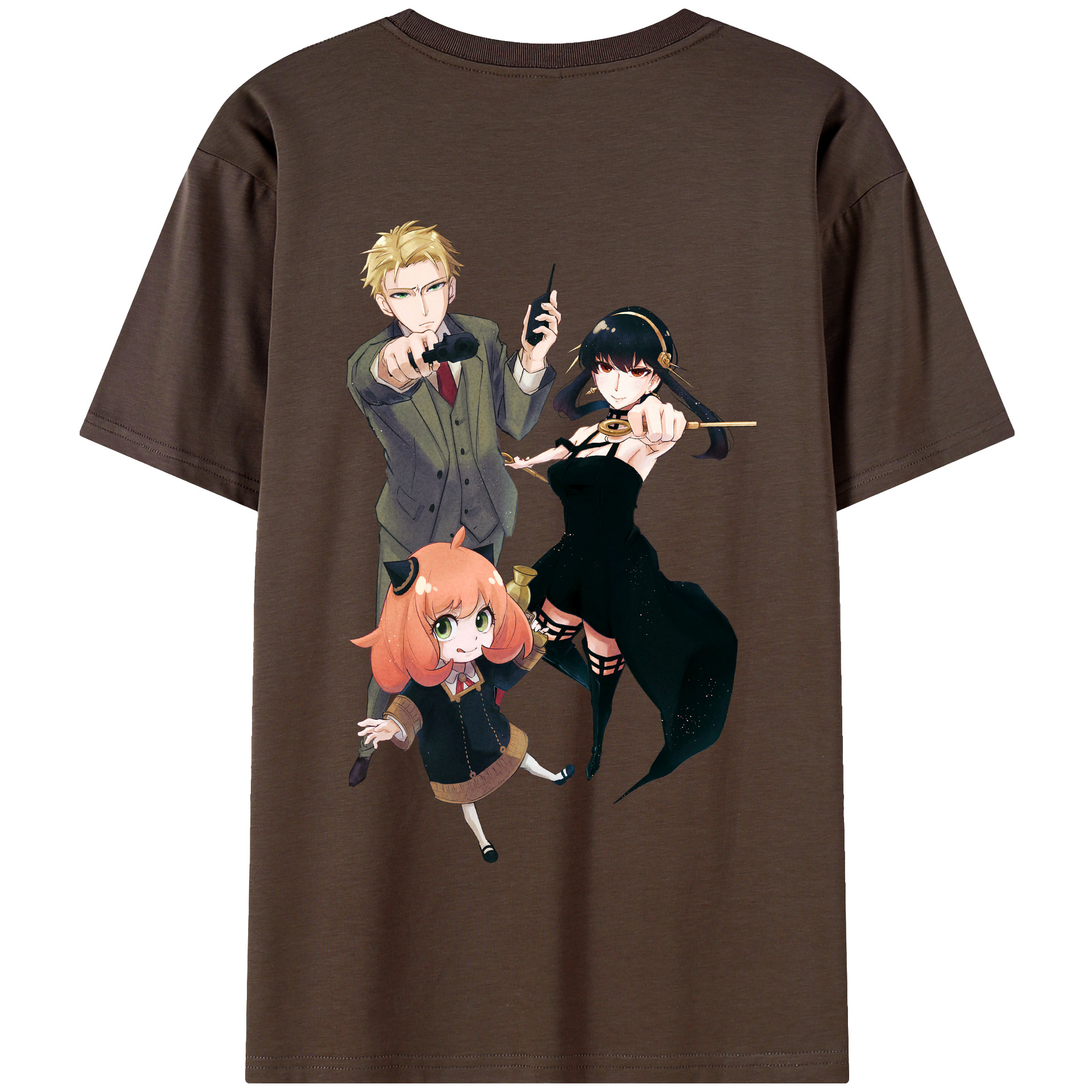 （画像用） SPY×FAMILY间谍家家酒 綿100％半袖Tシャツ（背面プリント）