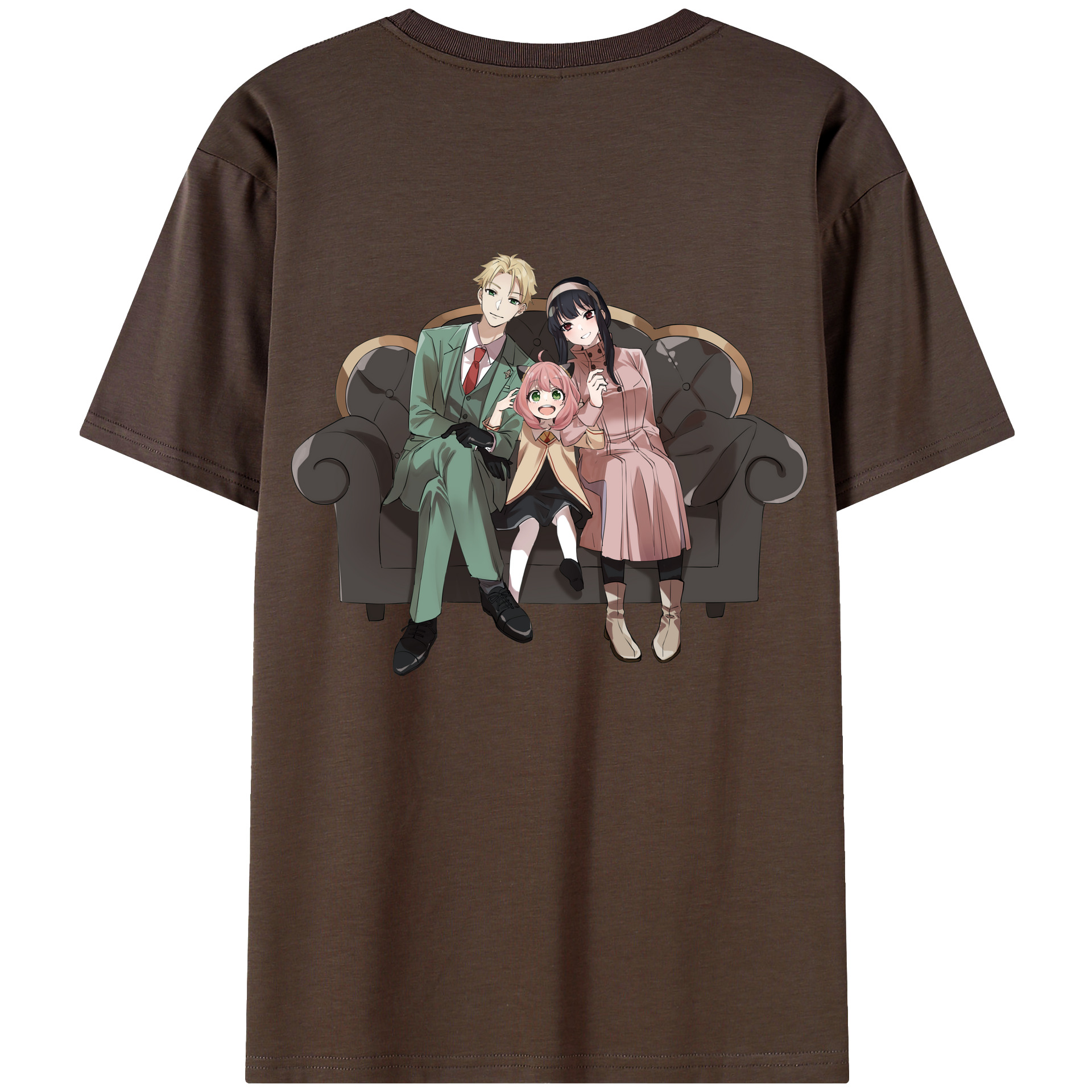 （画像用） SPY×FAMILY间谍家家酒 綿100％半袖Tシャツ（背面プリント）