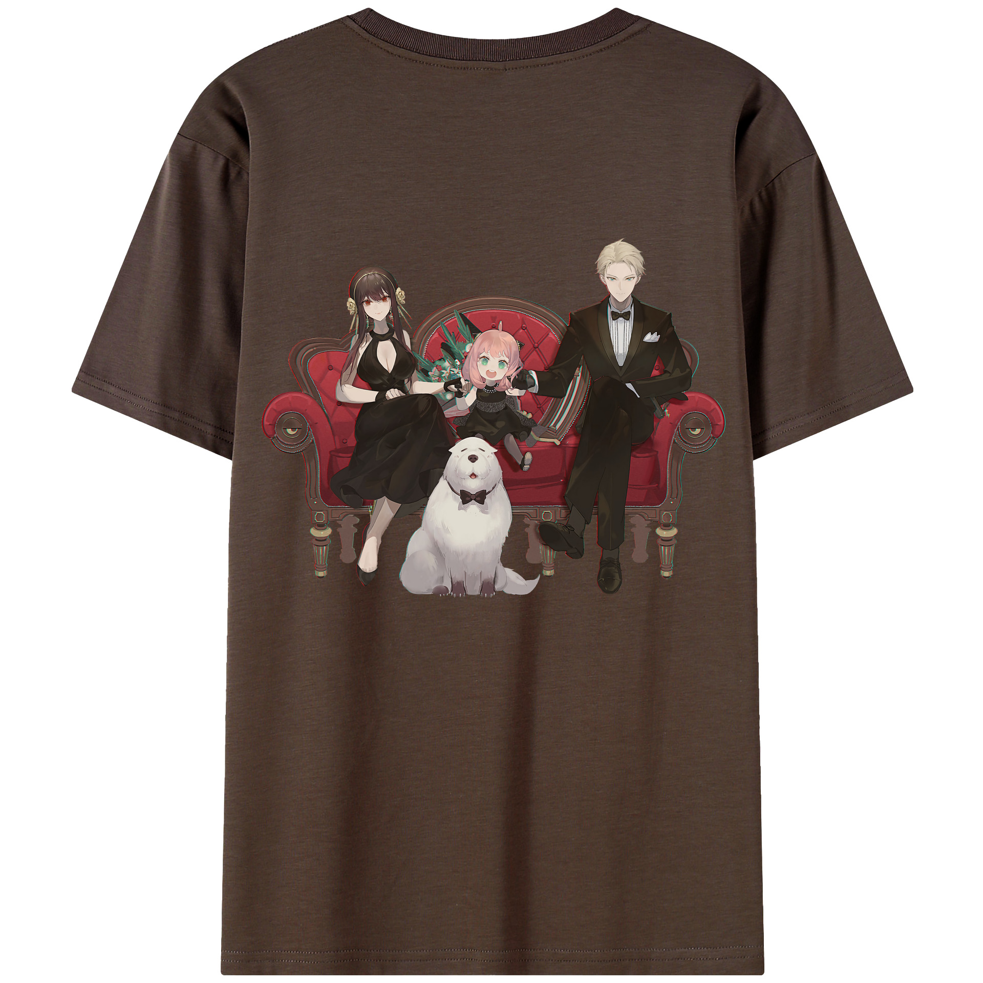 （画像用） SPY×FAMILY间谍家家酒 綿100％半袖Tシャツ（背面プリント）