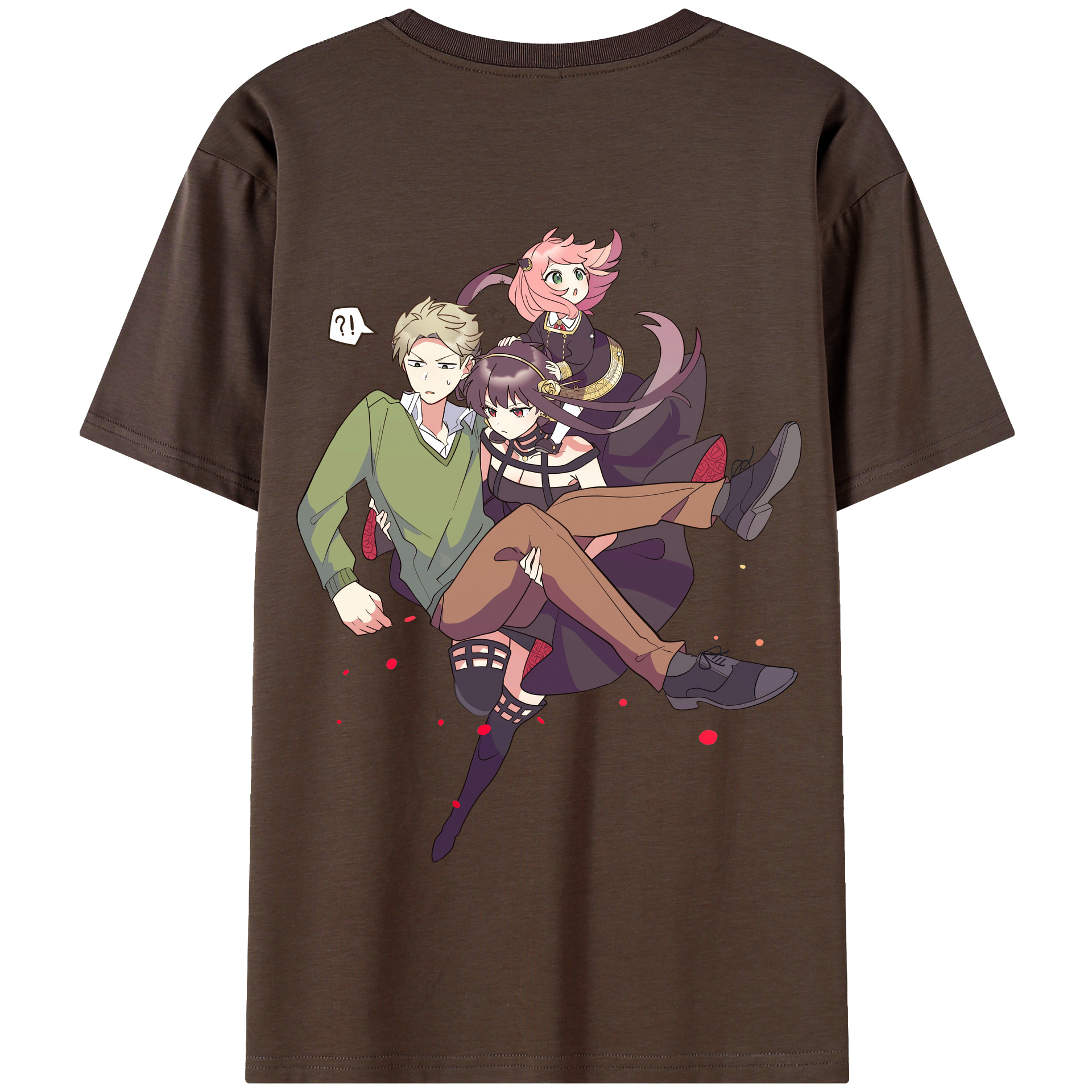 （画像用） SPY×FAMILY间谍家家酒 綿100％半袖Tシャツ（背面プリント）