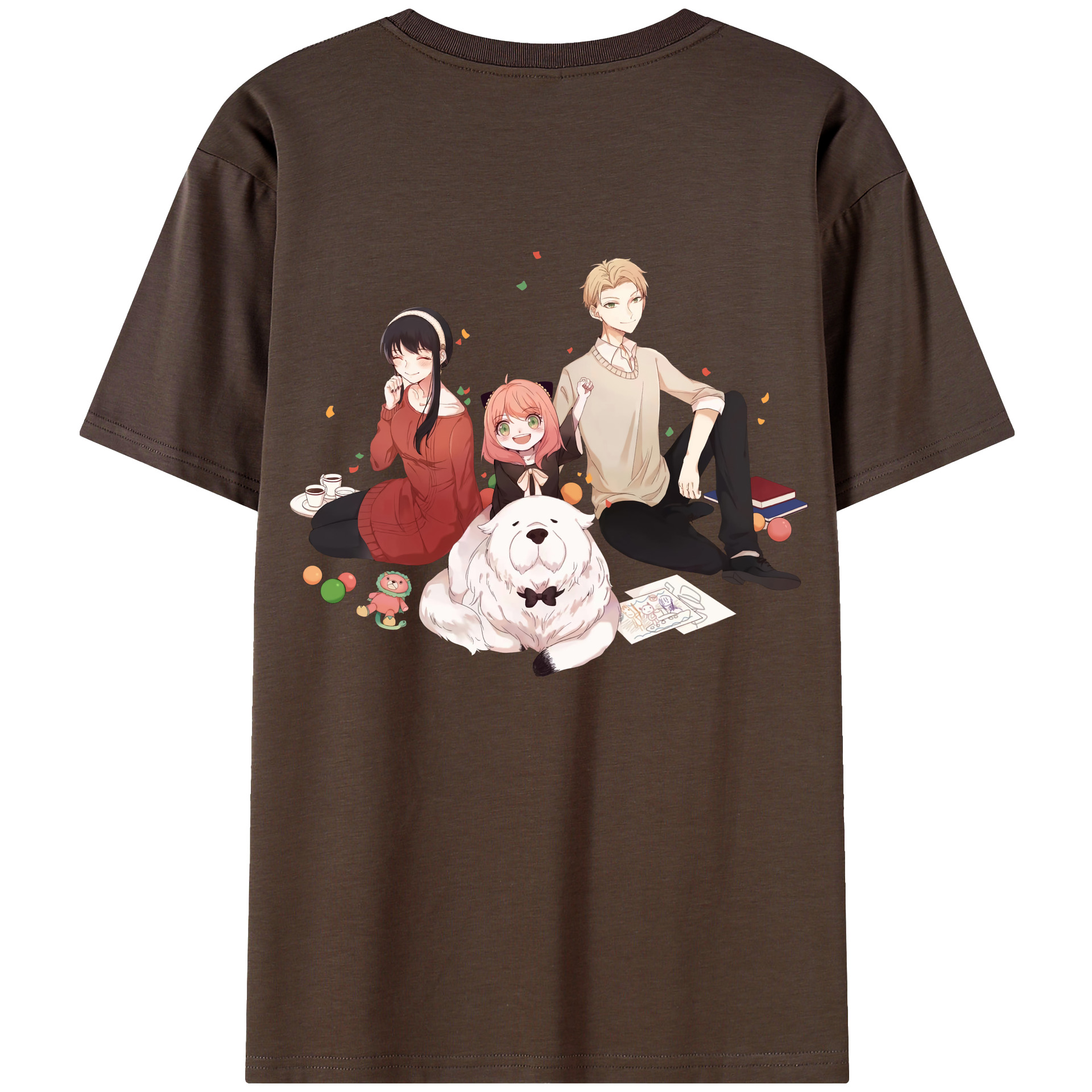 （画像用） SPY×FAMILY间谍家家酒 綿100％半袖Tシャツ（背面プリント）