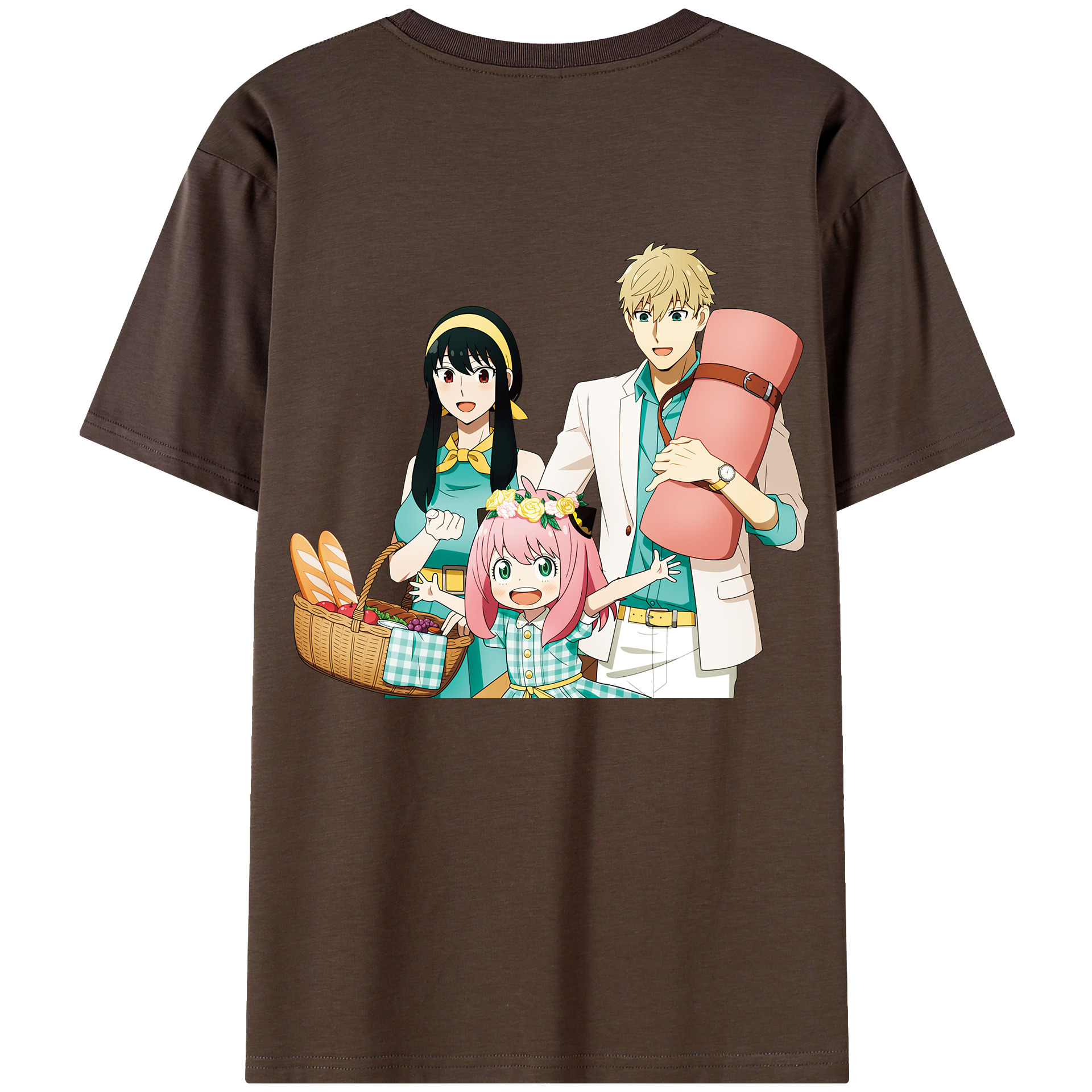 （画像用） SPY×FAMILY间谍家家酒 綿100％半袖Tシャツ（背面プリント）