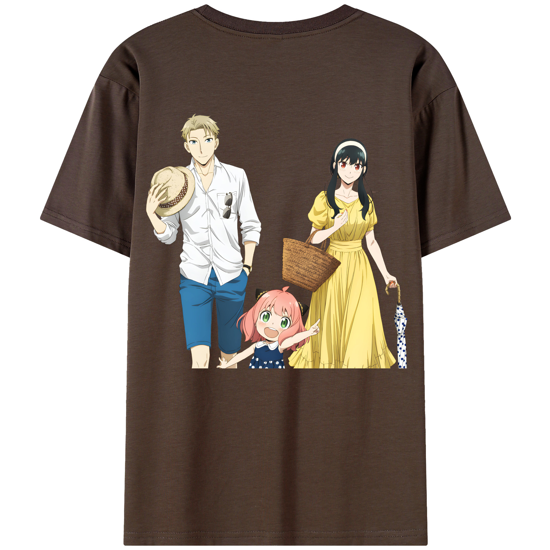（画像用） SPY×FAMILY间谍家家酒 綿100％半袖Tシャツ（背面プリント）
