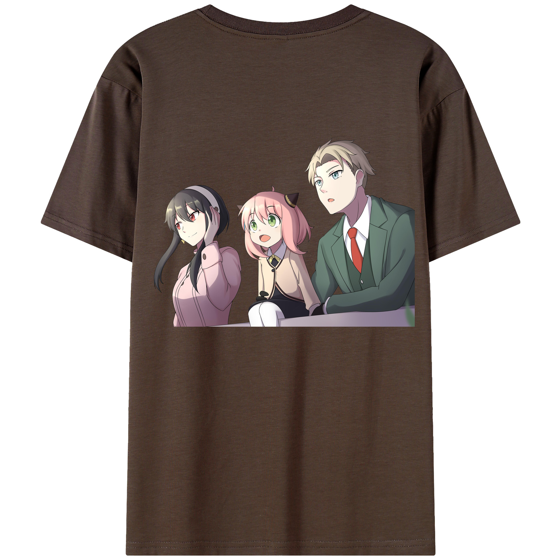 （画像用） SPY×FAMILY间谍家家酒 綿100％半袖Tシャツ（背面プリント）