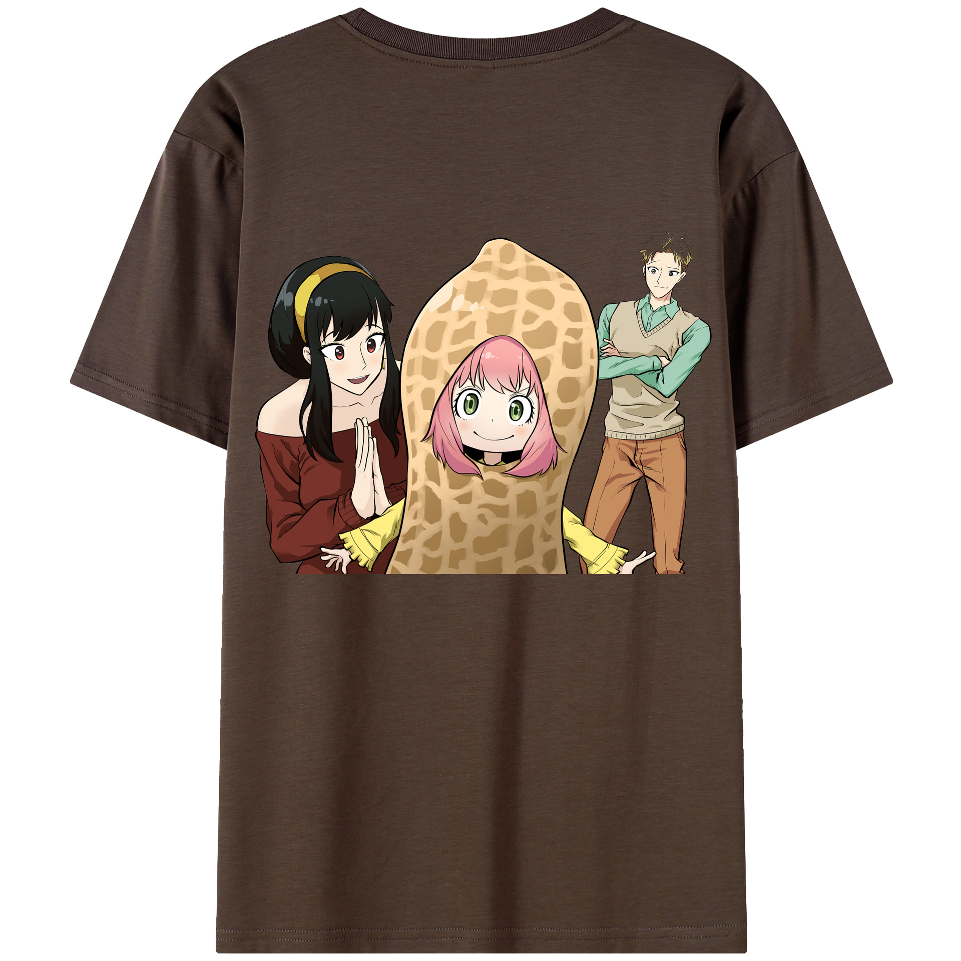 （画像用） SPY×FAMILY间谍家家酒 綿100％半袖Tシャツ（背面プリント）