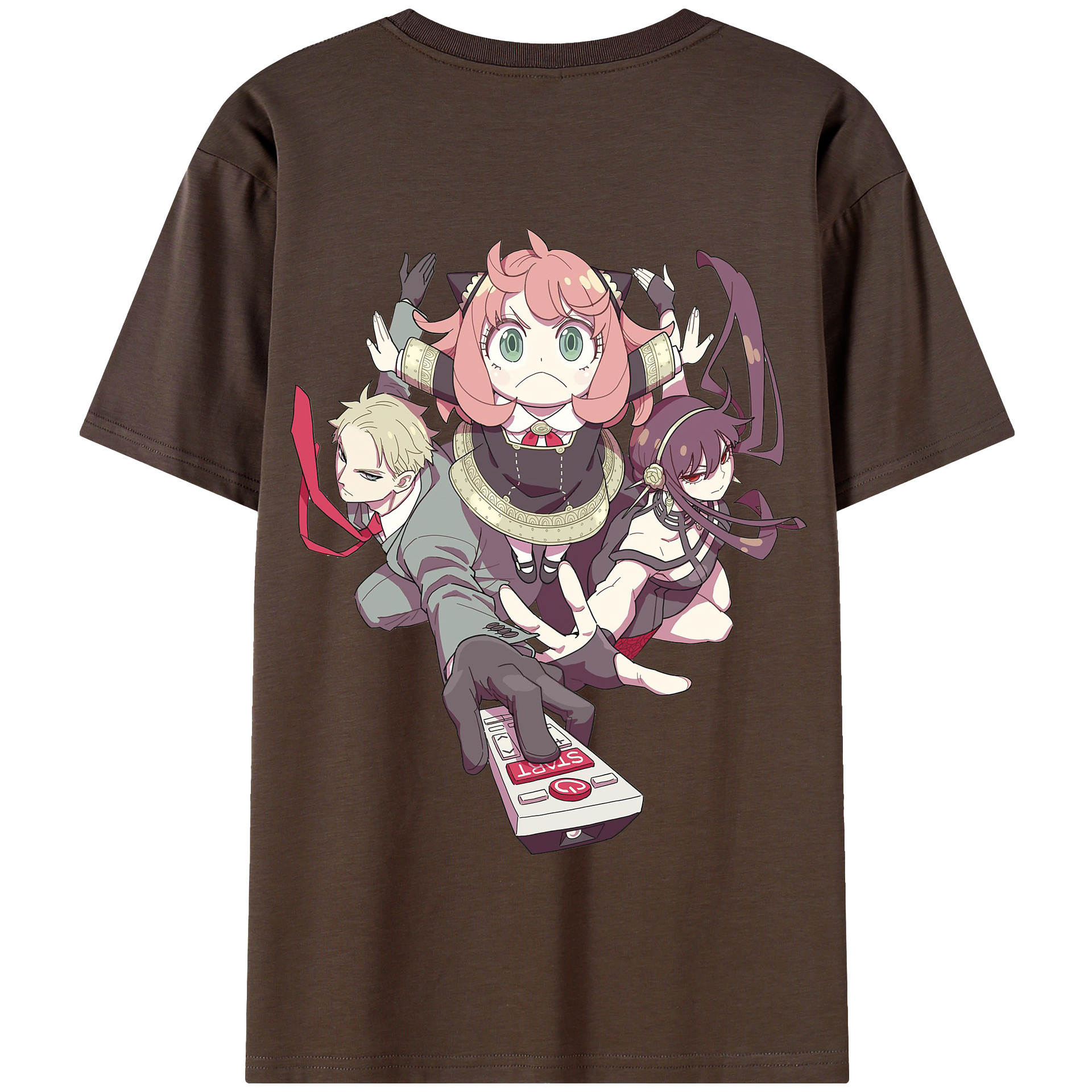 （画像用） SPY×FAMILY间谍家家酒 綿100％半袖Tシャツ（背面プリント）