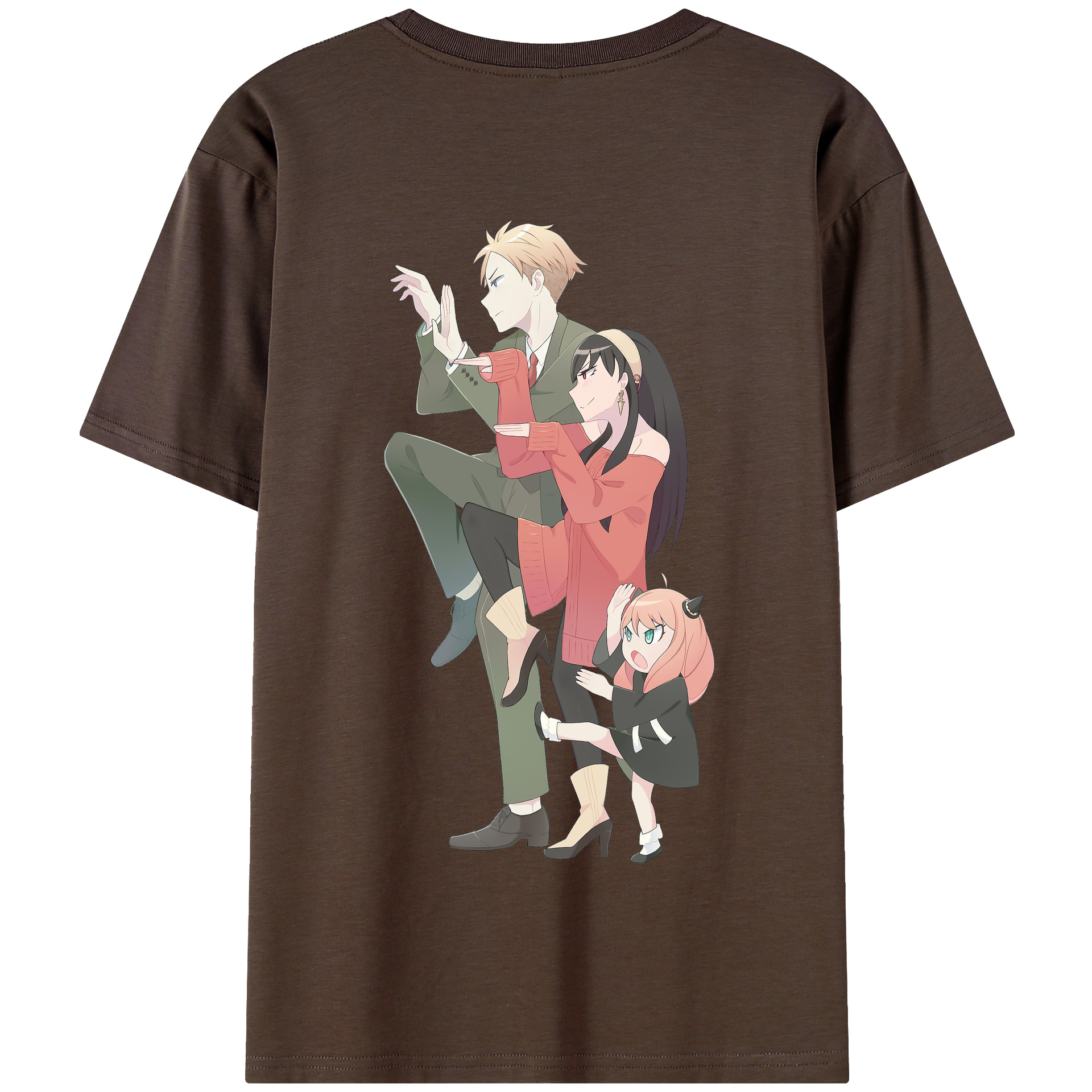 （画像用） SPY×FAMILY间谍家家酒 綿100％半袖Tシャツ（背面プリント）