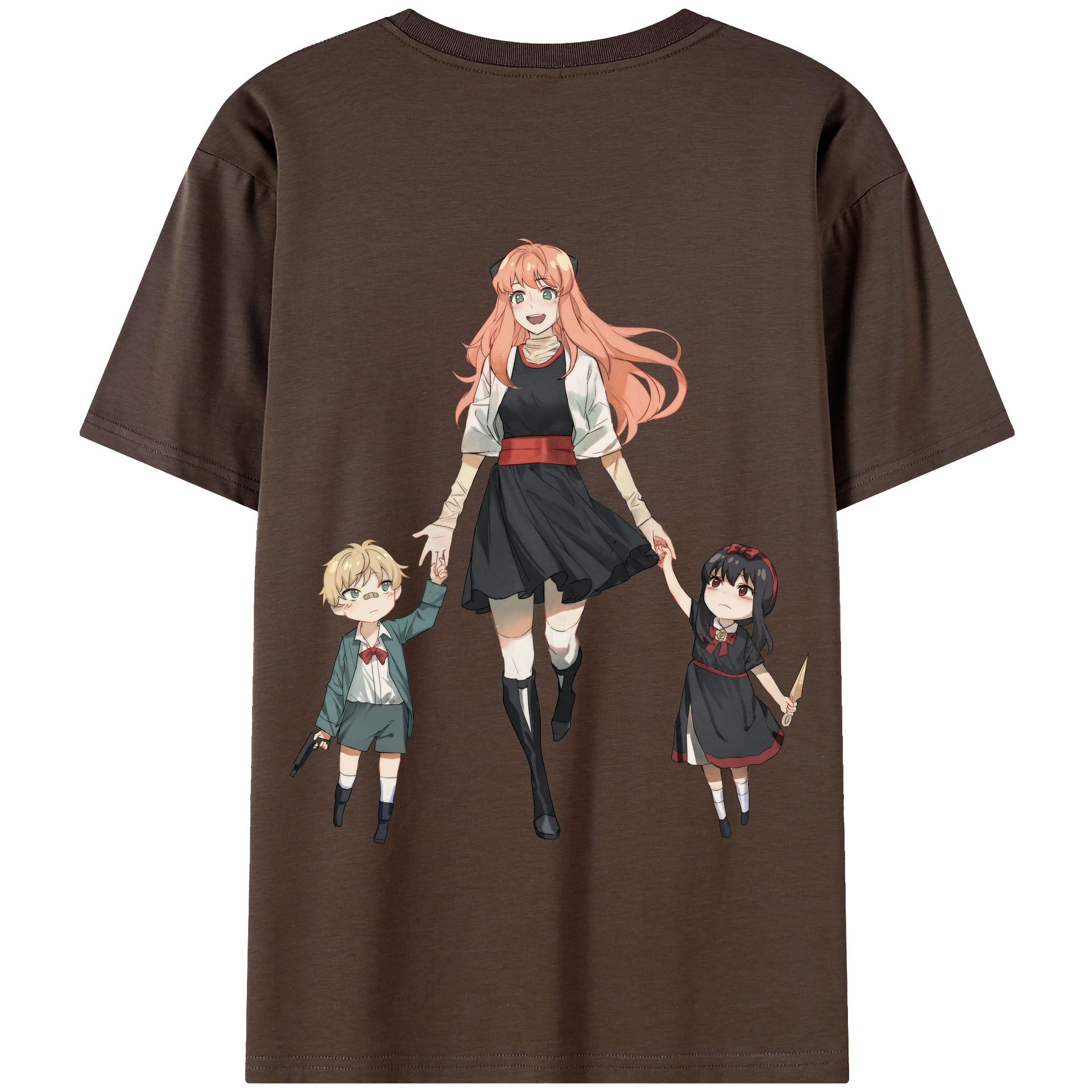 （画像用） SPY×FAMILY间谍家家酒 綿100％半袖Tシャツ（背面プリント）