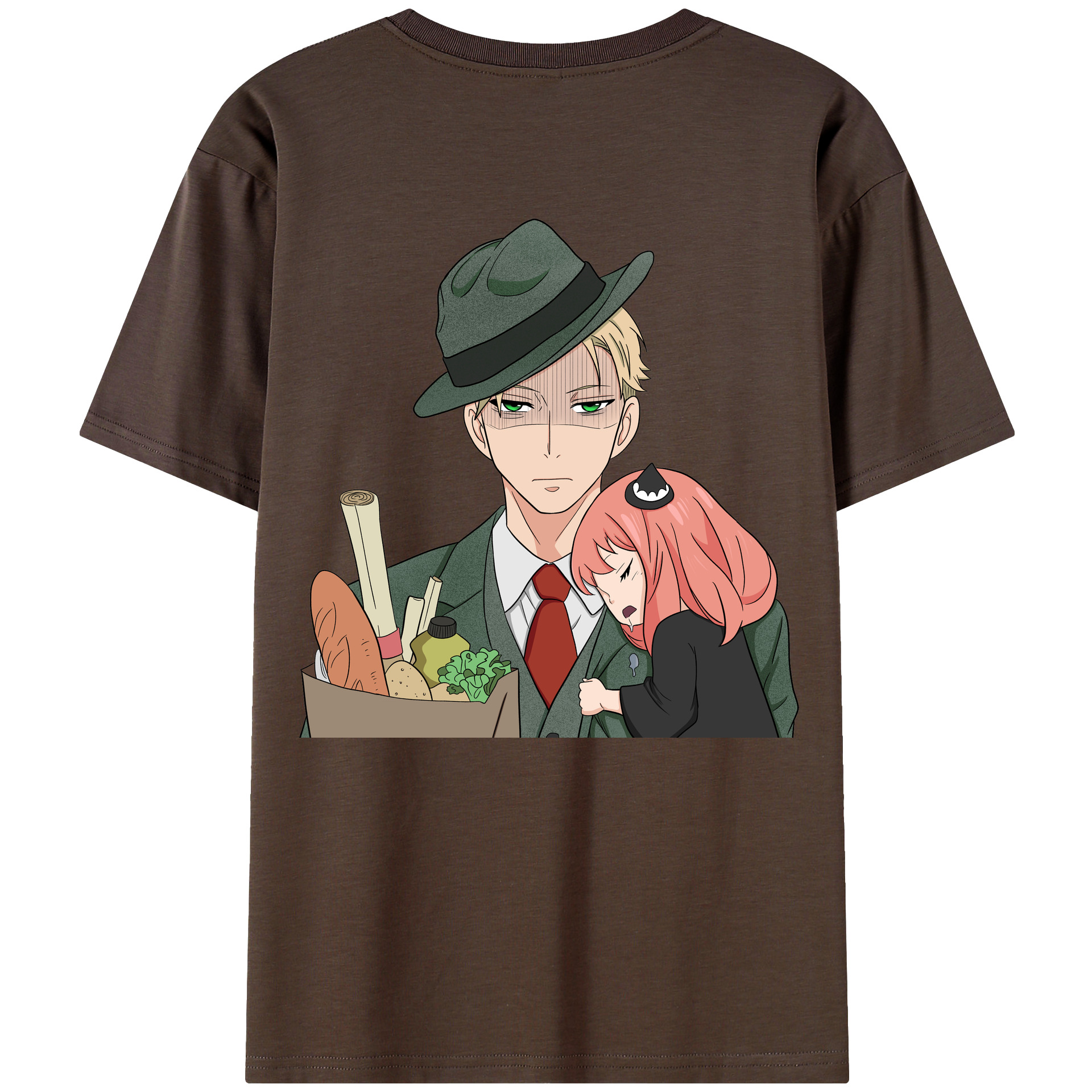 （画像用） SPY×FAMILY间谍家家酒 綿100％半袖Tシャツ（背面プリント）