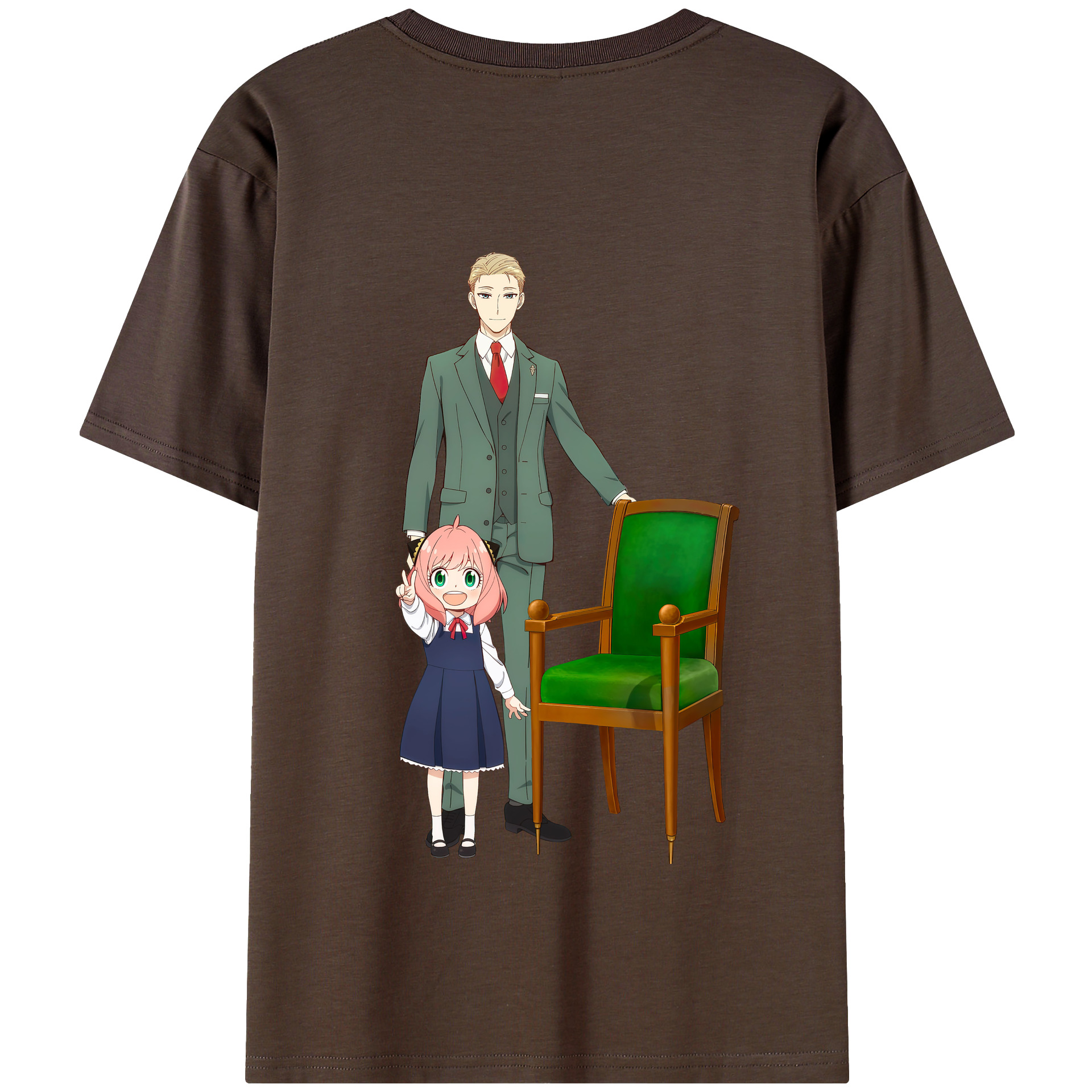 （画像用） SPY×FAMILY间谍家家酒 綿100％半袖Tシャツ（背面プリント）