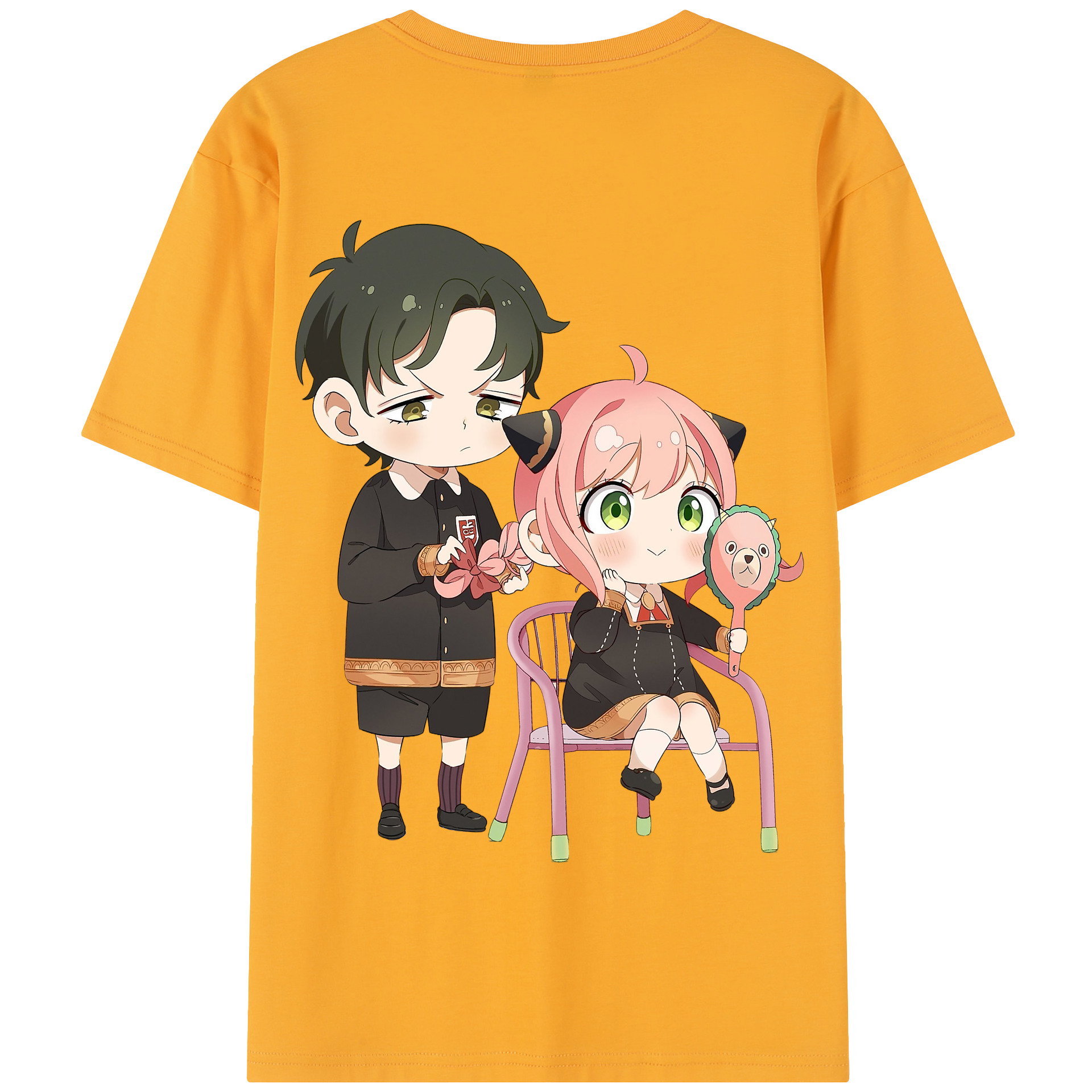 （画像用） SPY×FAMILY间谍家家酒 綿100％半袖Tシャツ（背面プリント）